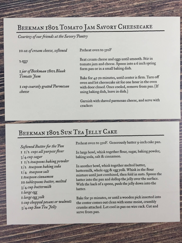 Beekman 1802 Specialty Food Club August 2016 (2)