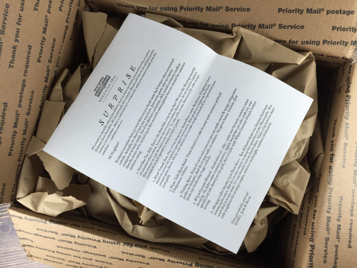 Beekman 1802 Specialty Food Club August 2016 unboxing