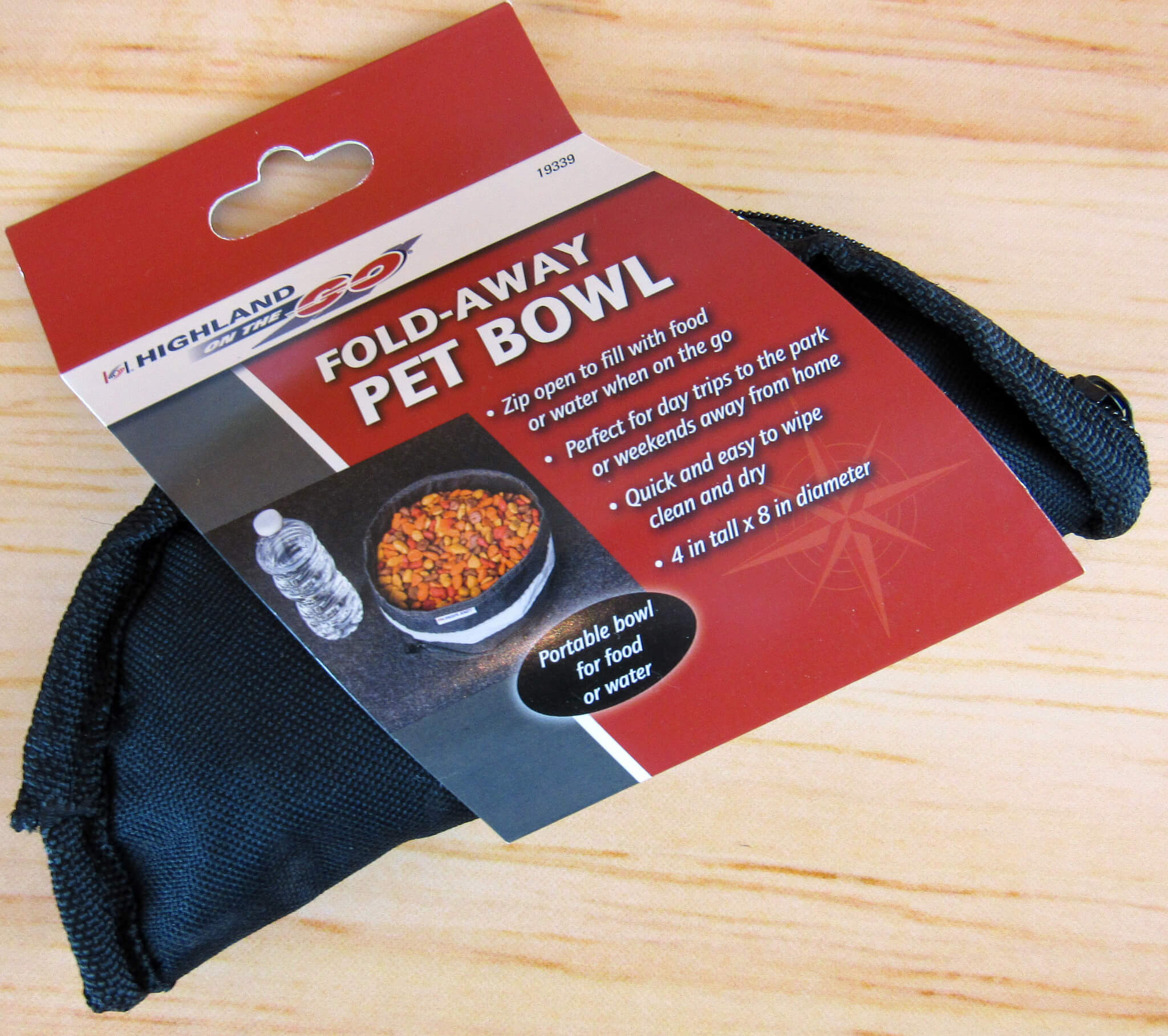 Highland on the Go Fold-Away Pet Bowl