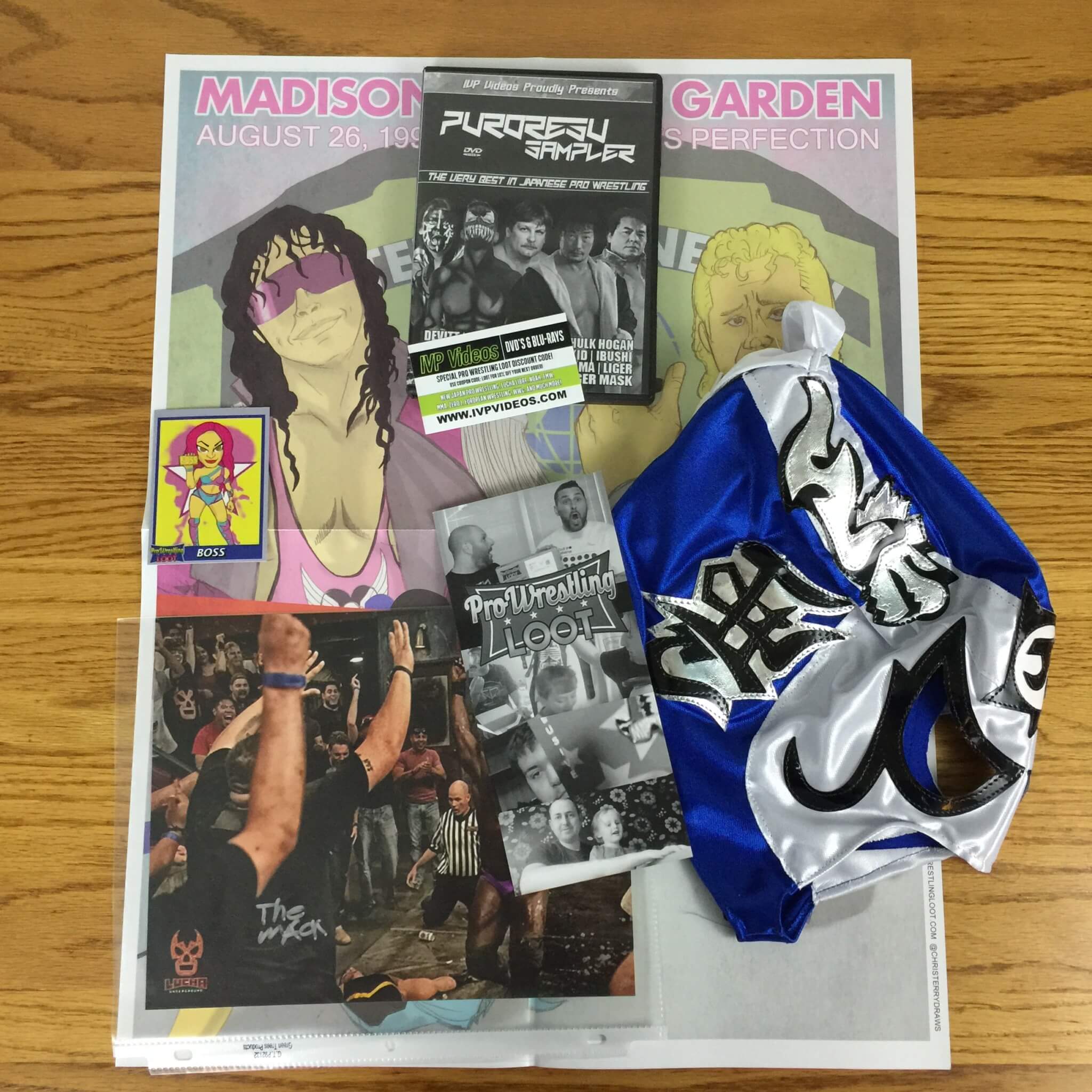 Pro Wrestling Loot August 2016 Subscription Box Review + Coupon