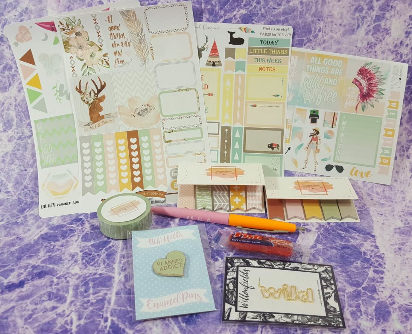 The Planner Addict Box August 2016 Subscription Box Review