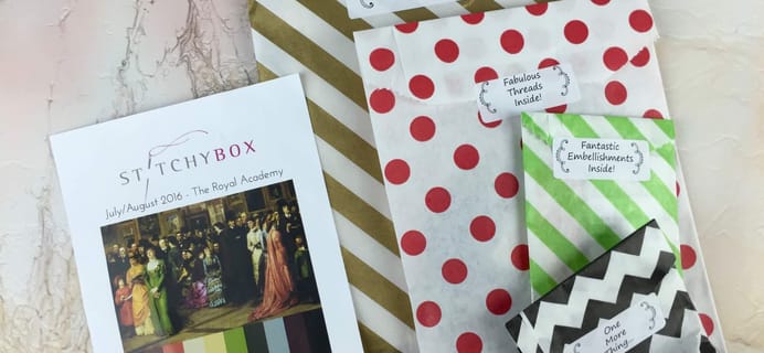 Stitchy Box July-August 2016 Subscription Box Review & Coupon