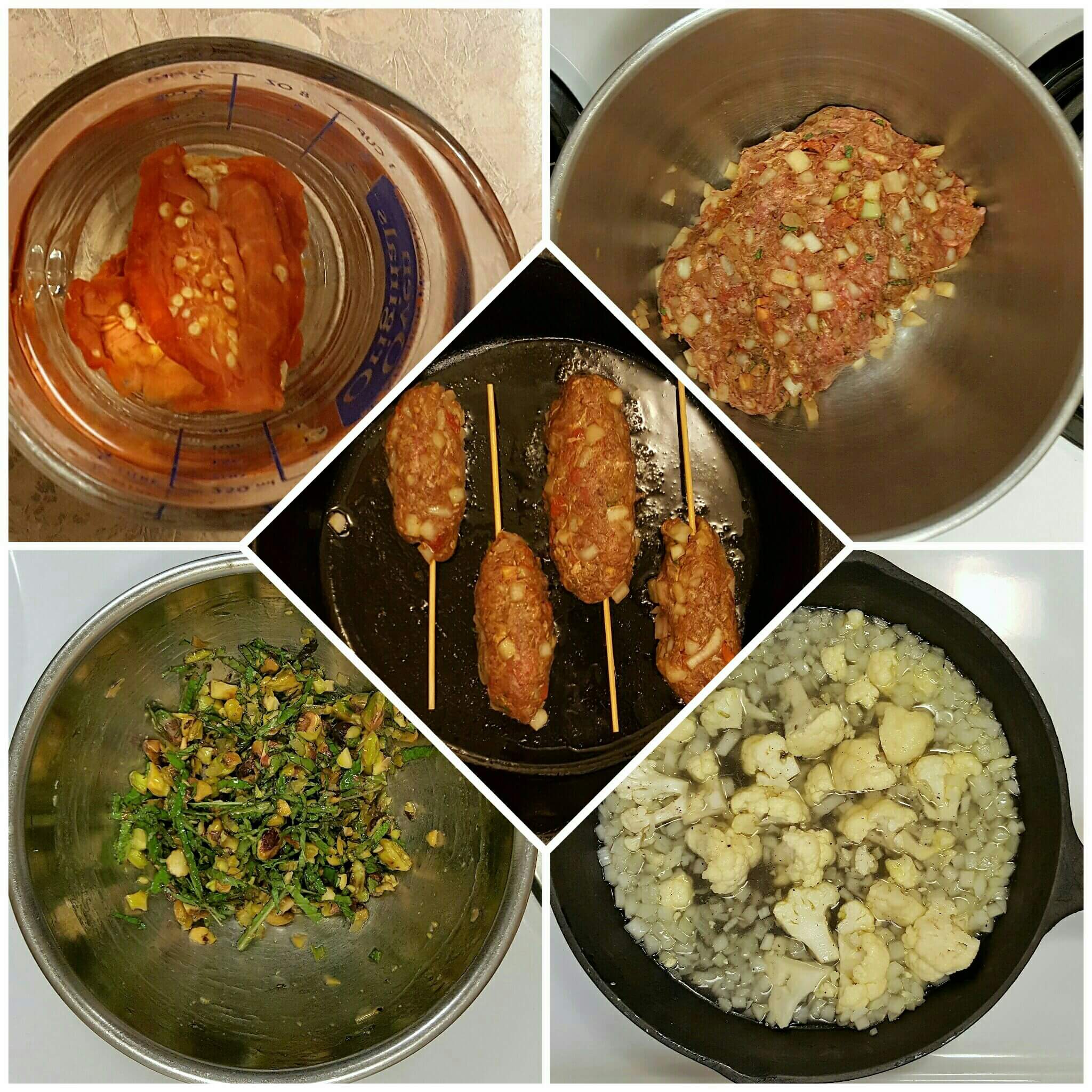 Mediterranean kebabs