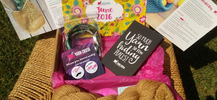 Yarn Crush Subscription Box Review & Coupon – June 2016