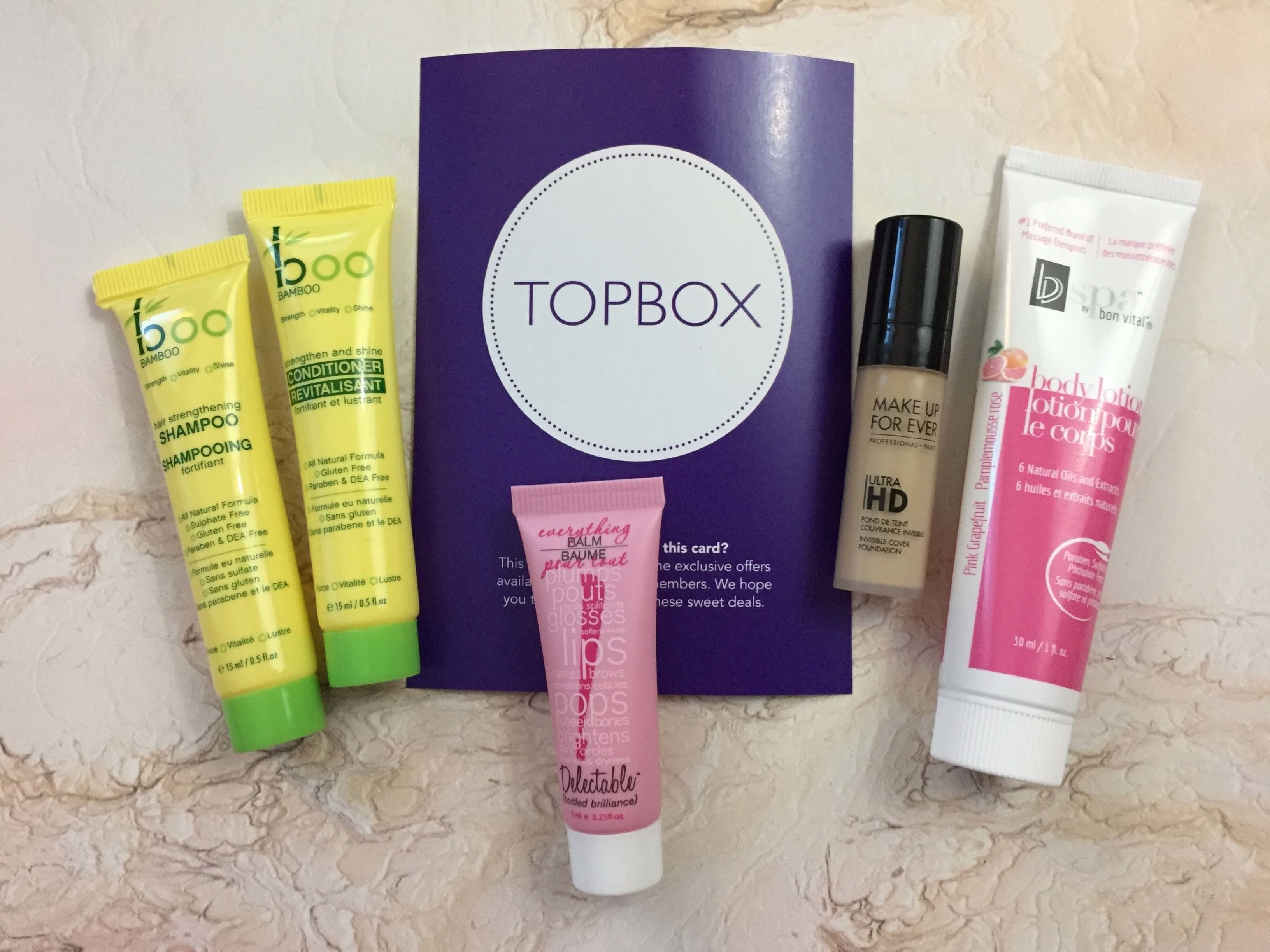 Topbox September 2016 Subscription Box Review