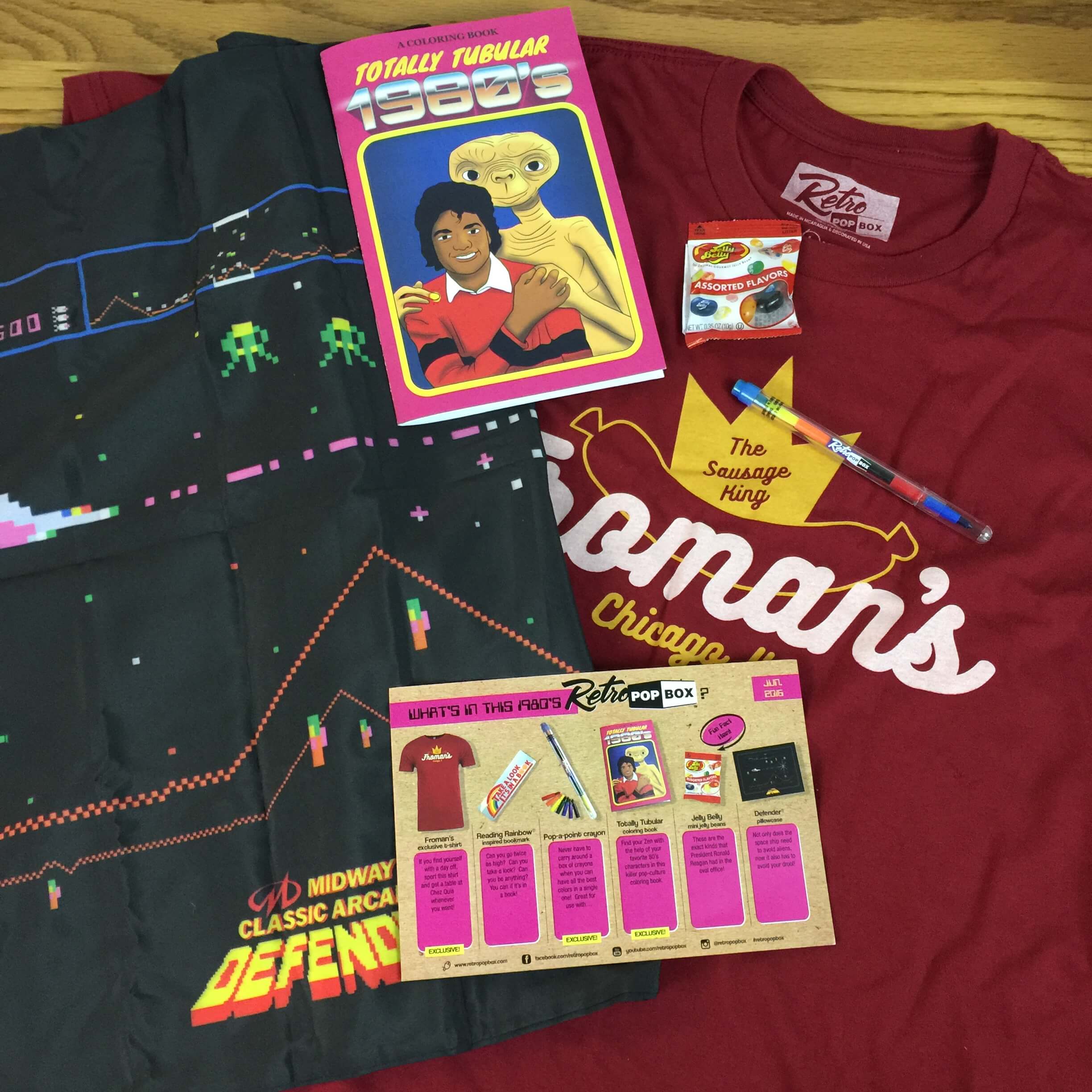 Retro Pop Box September 2016 Subscription Box Review & Coupon – 80s Box