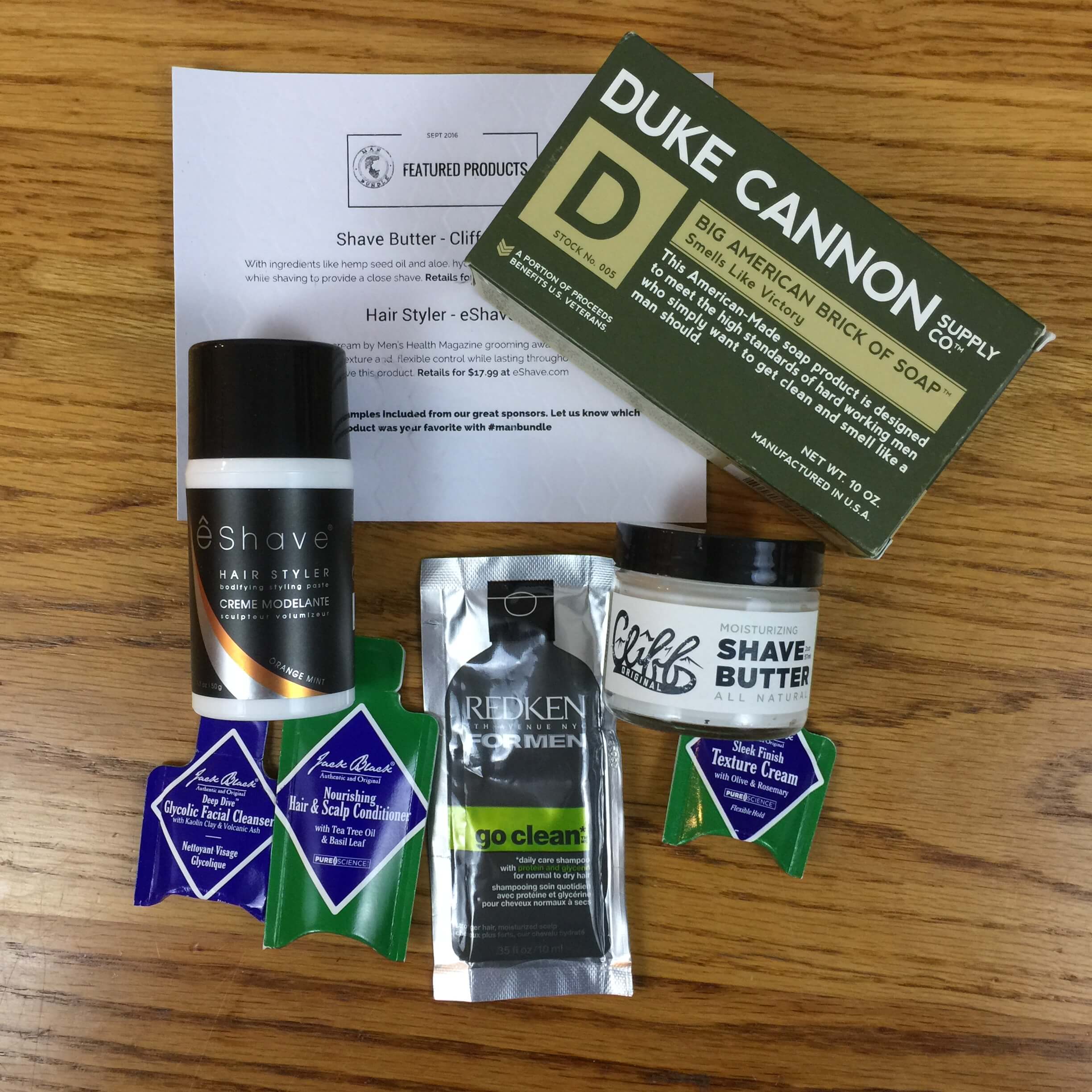Man Bundle September 2016 Subscription Box Review