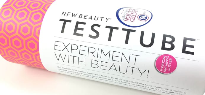 New Beauty Test Tube September 2016 Subscription Box Review