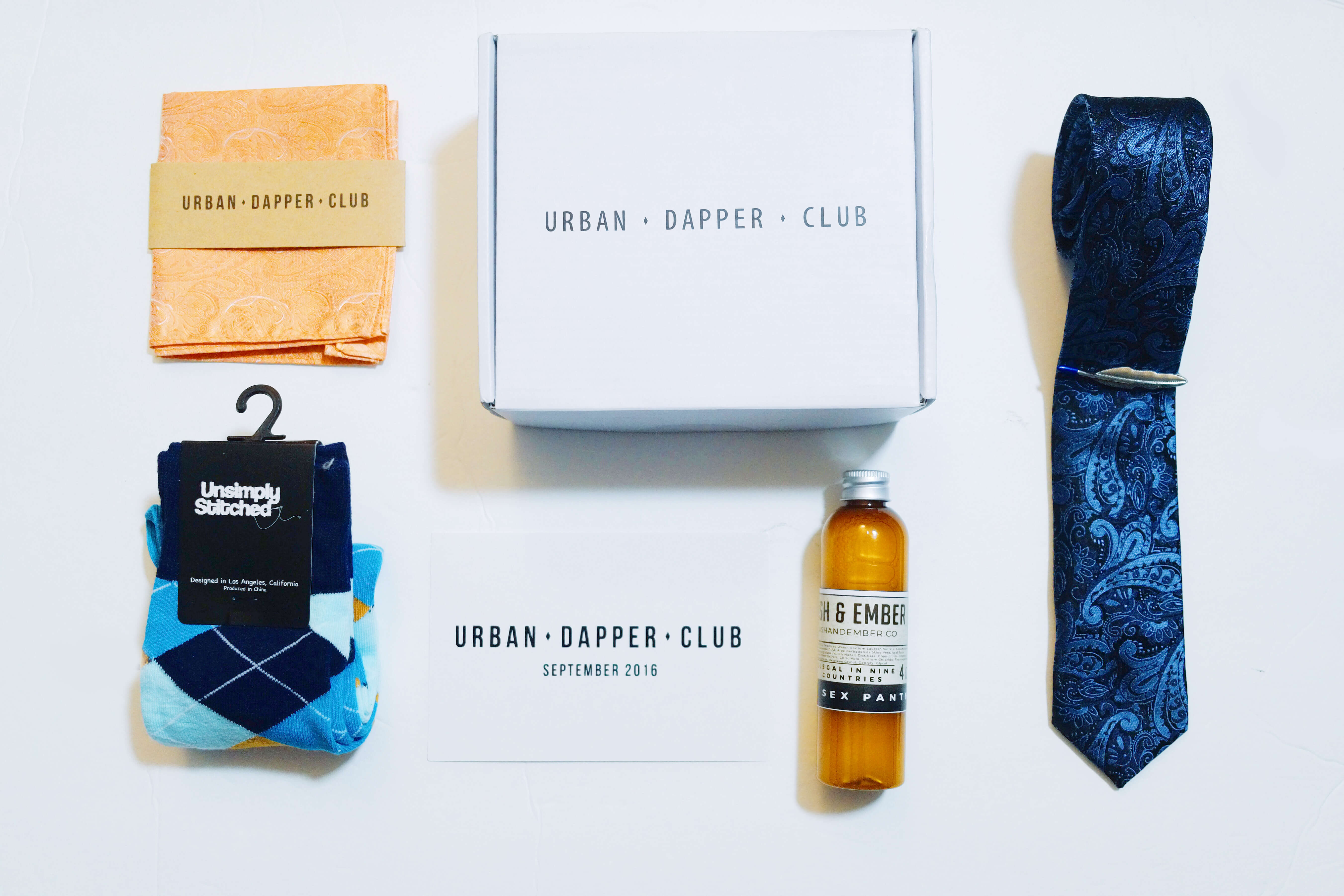 Urban Dapper Club Subscription Box September 2016 Review + Coupon