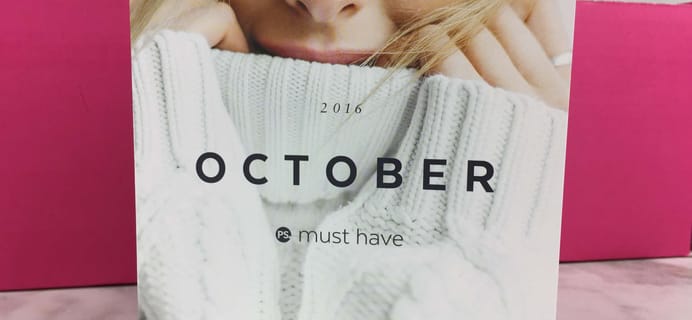 POPSUGAR Must Have Box October 2016 Review & Coupon