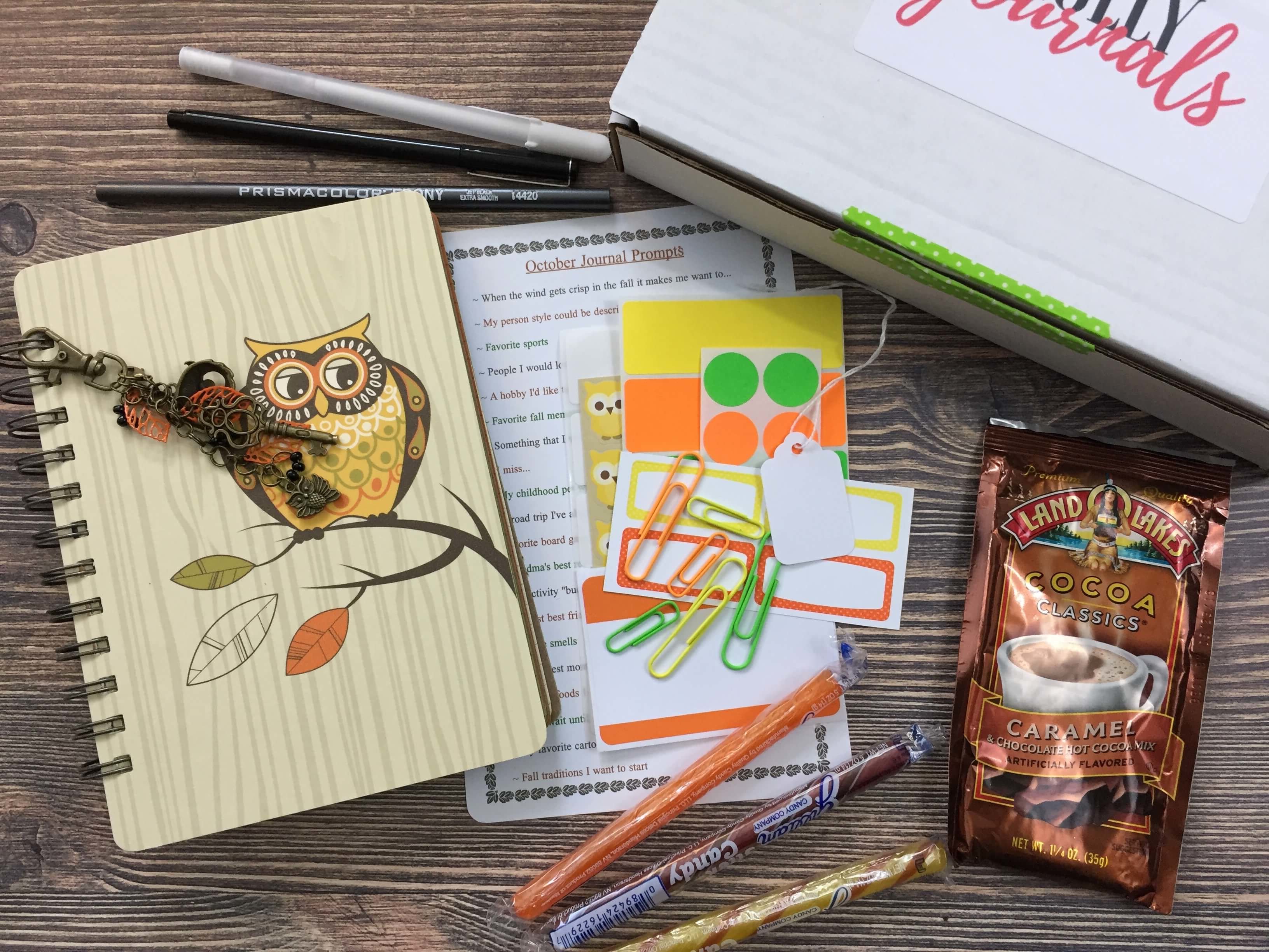 Holly Journals October 2016 Subscription Box Review + Coupon