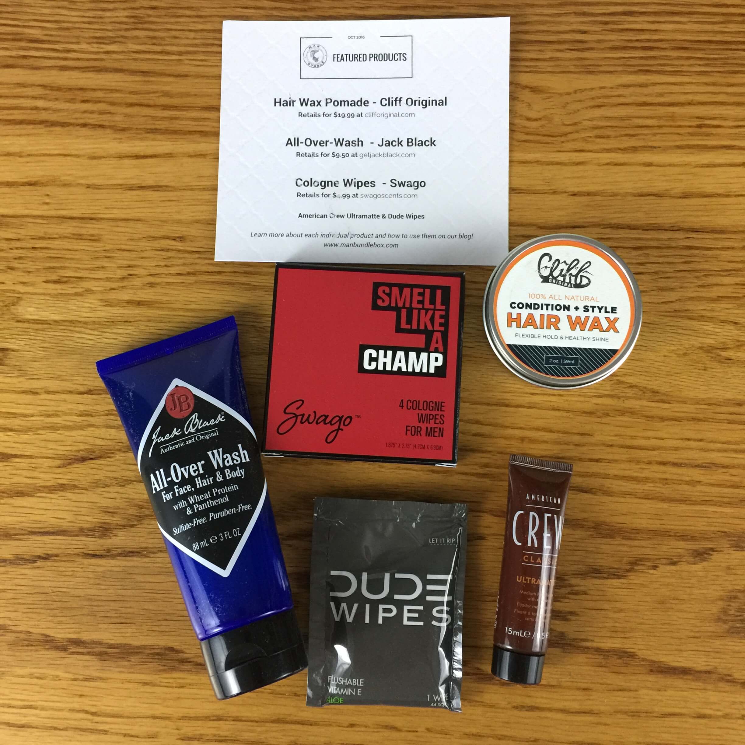 Man Bundle October 2016 Subscription Box Review