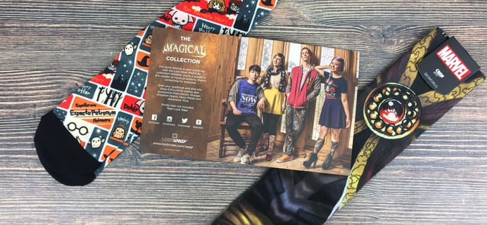 Loot Socks by Loot Crate November 2016 Subscription Box Review & Coupon