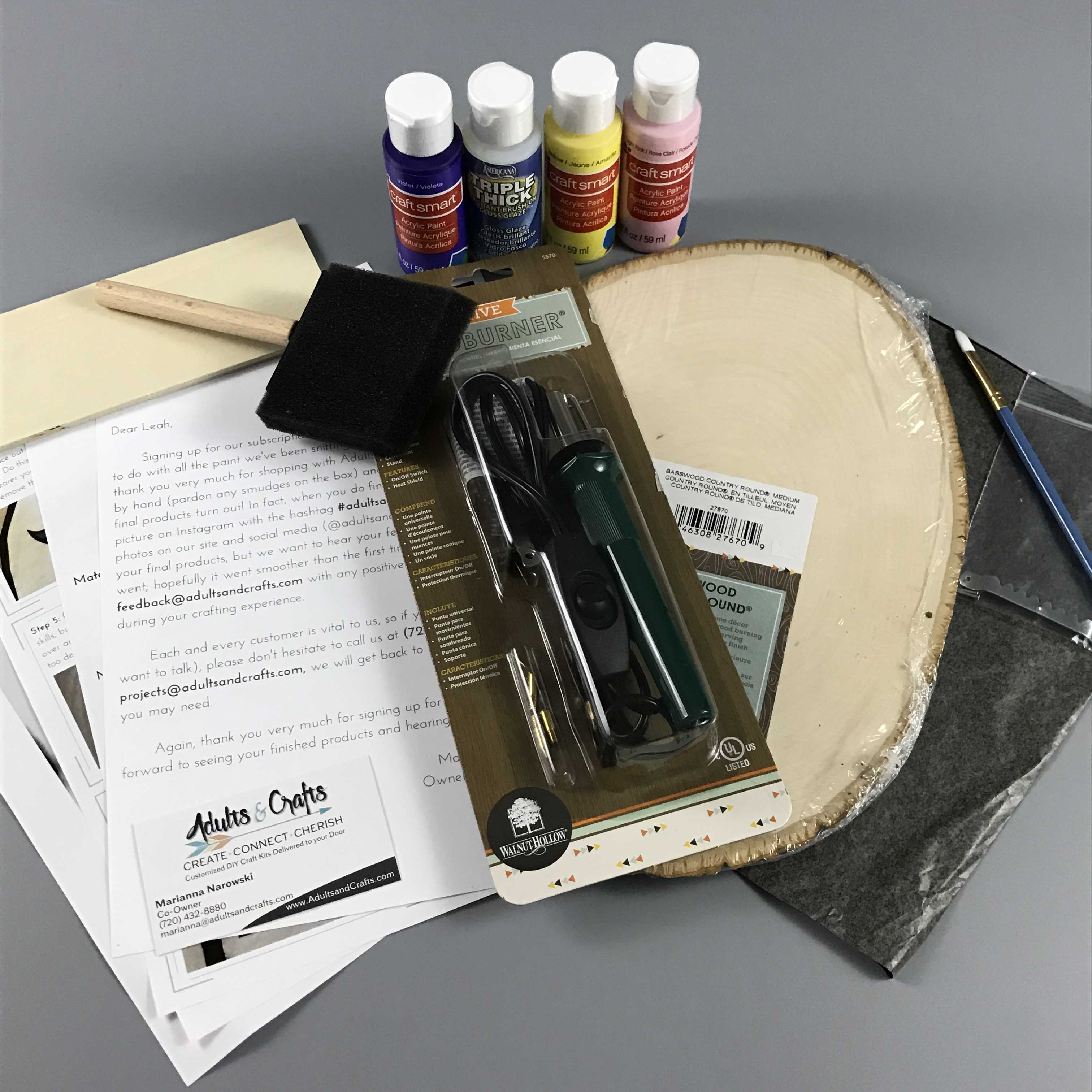 Adults + Crafts Subscription Box Review + Coupon – November 2016