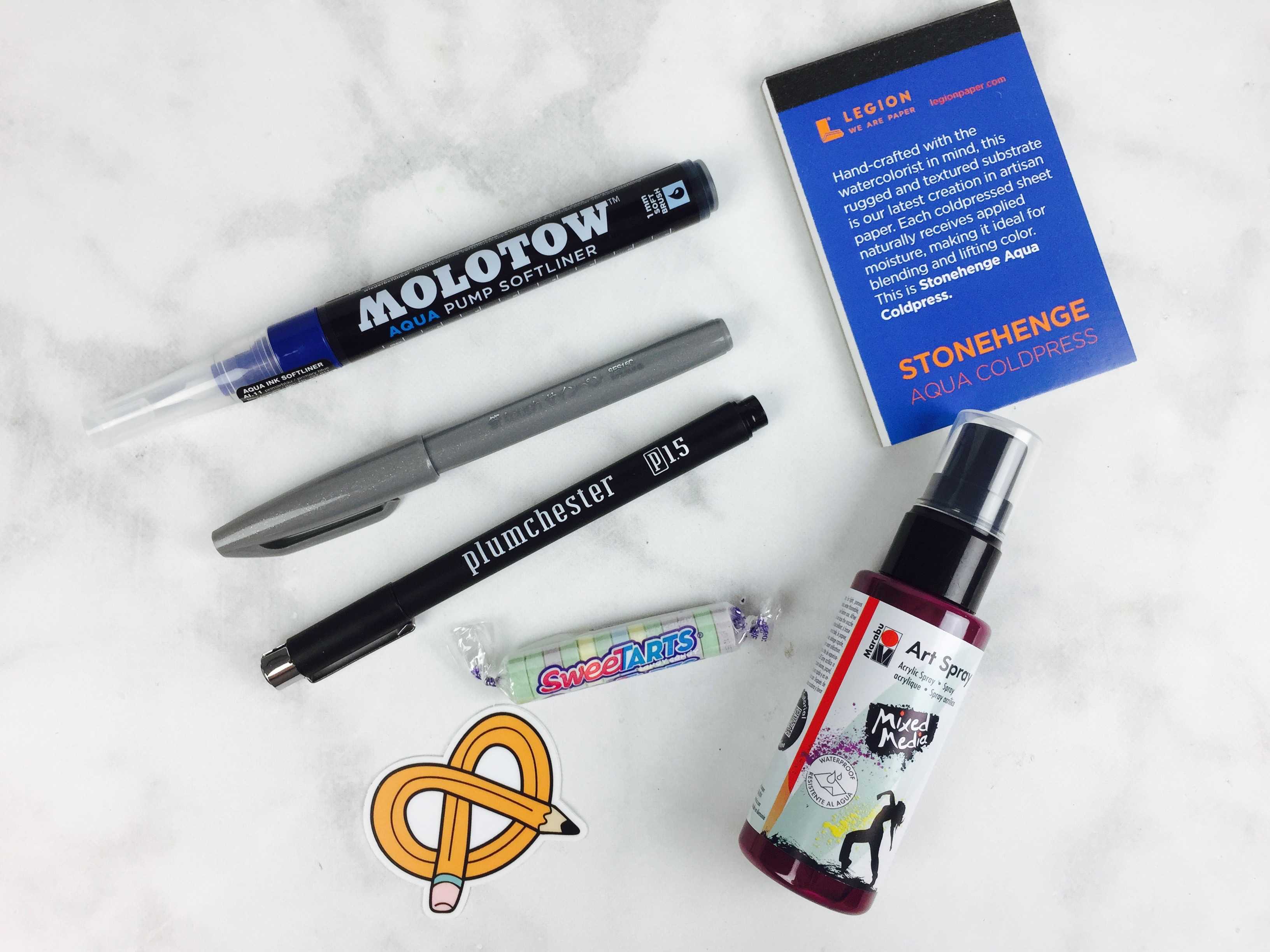 Art Snacks November 2016 Subscription Box Review