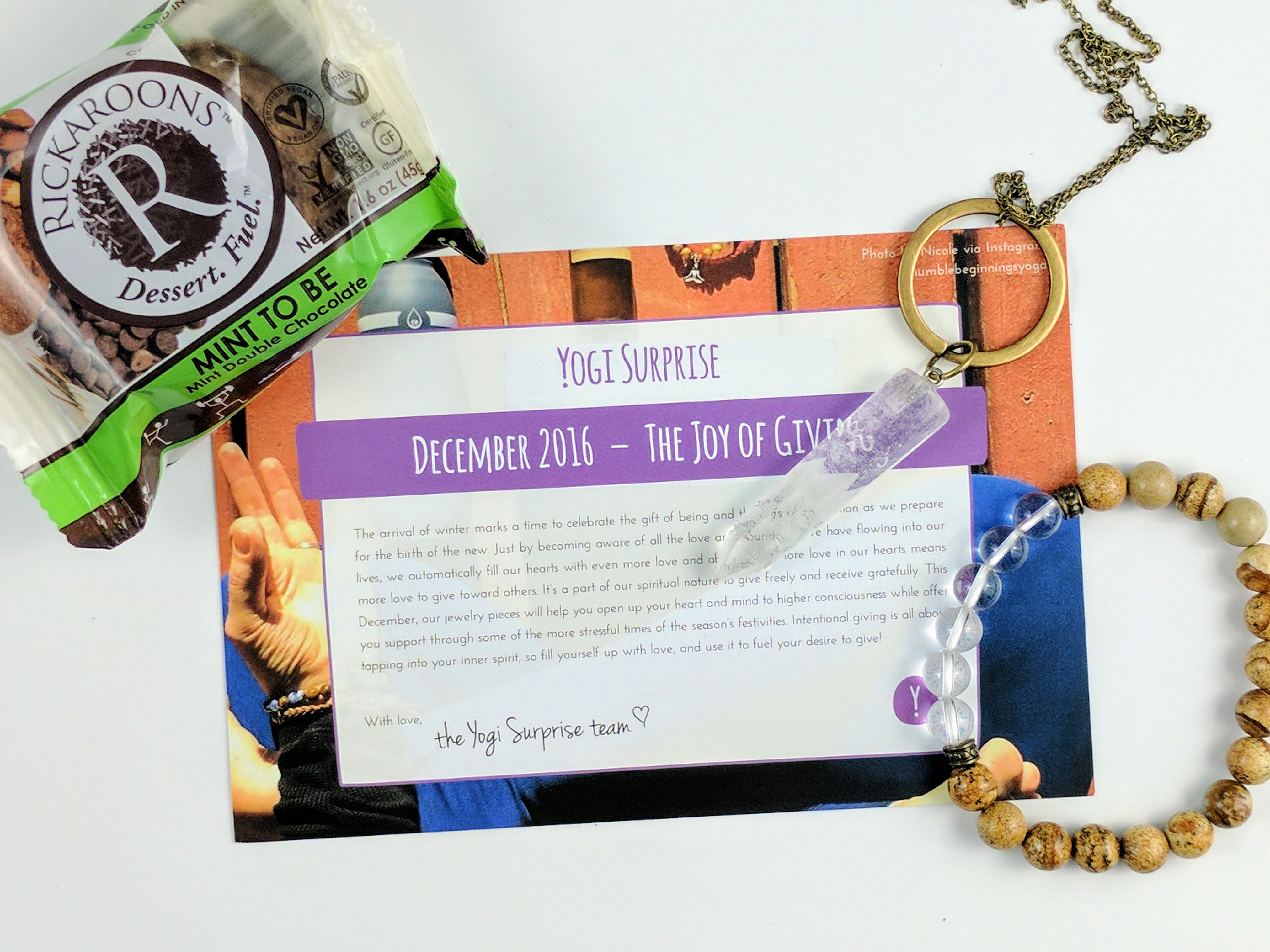 Yogi Surprise Jewelry Box December 2016 Subscription Review