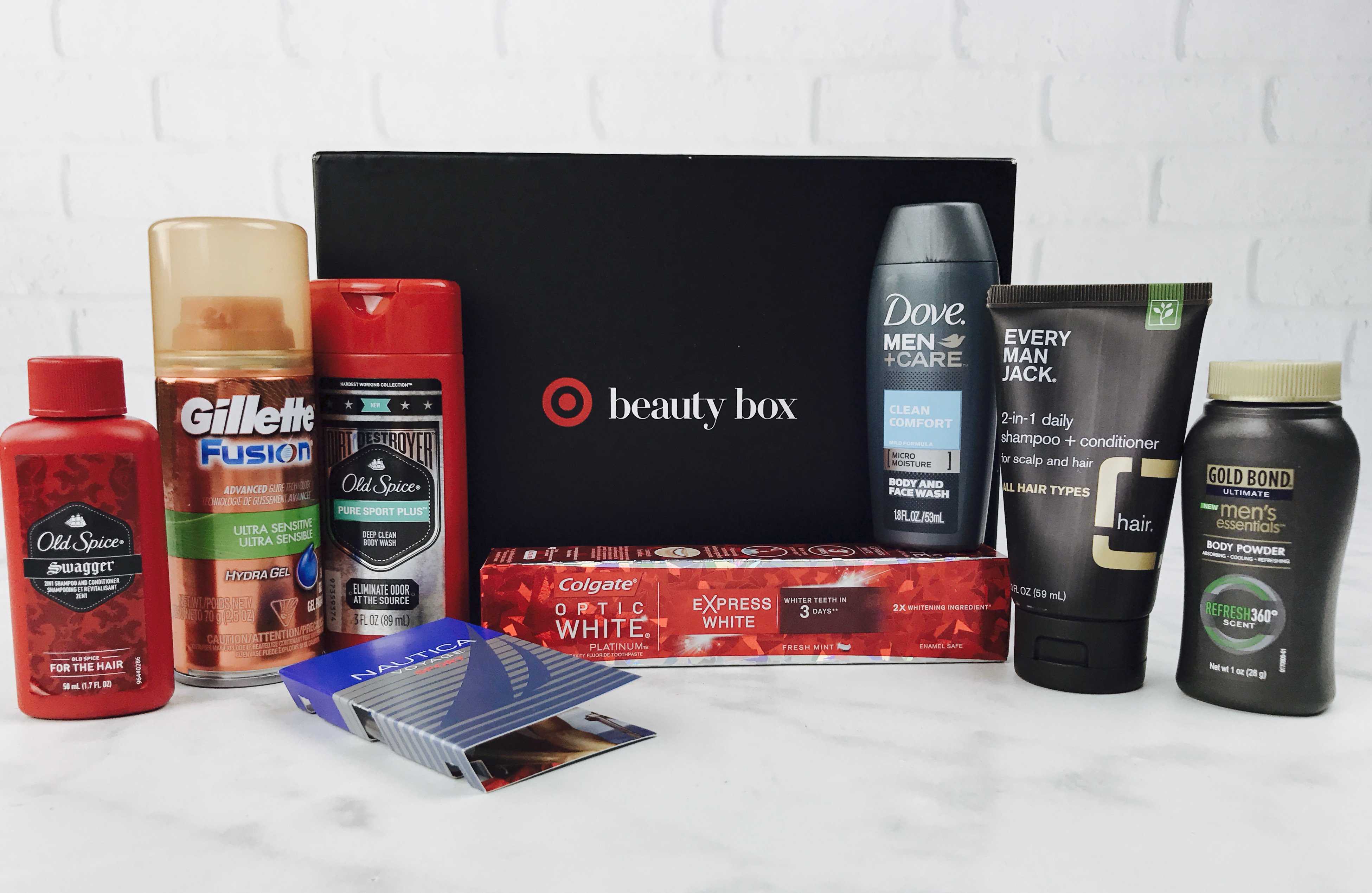 Target Beauty Box for Men December 2016 Review