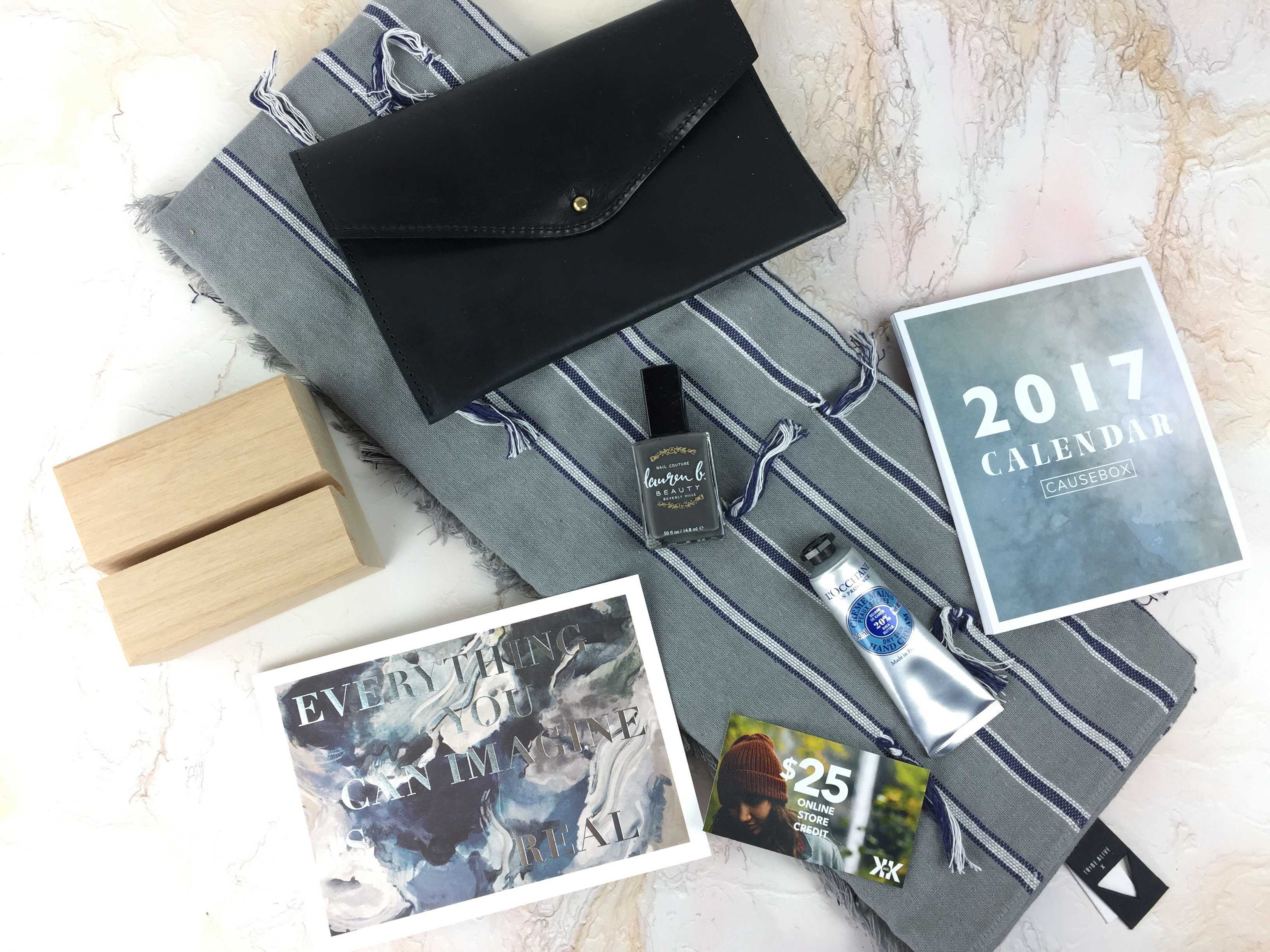 CAUSEBOX Winter 2016 Subscription Box Review + Coupon