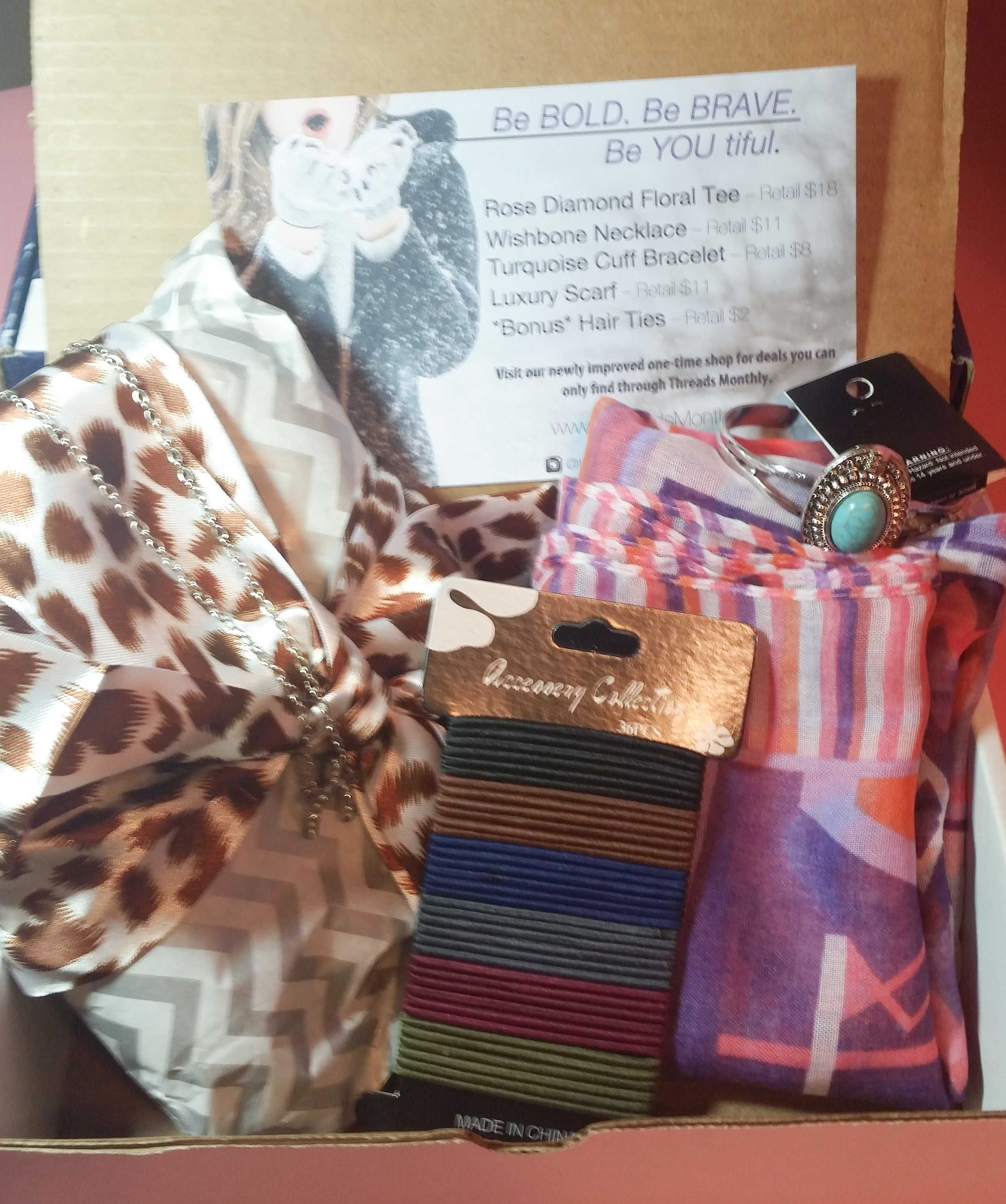 Threads Monthly February 2017 Subscription Box Review + Coupon