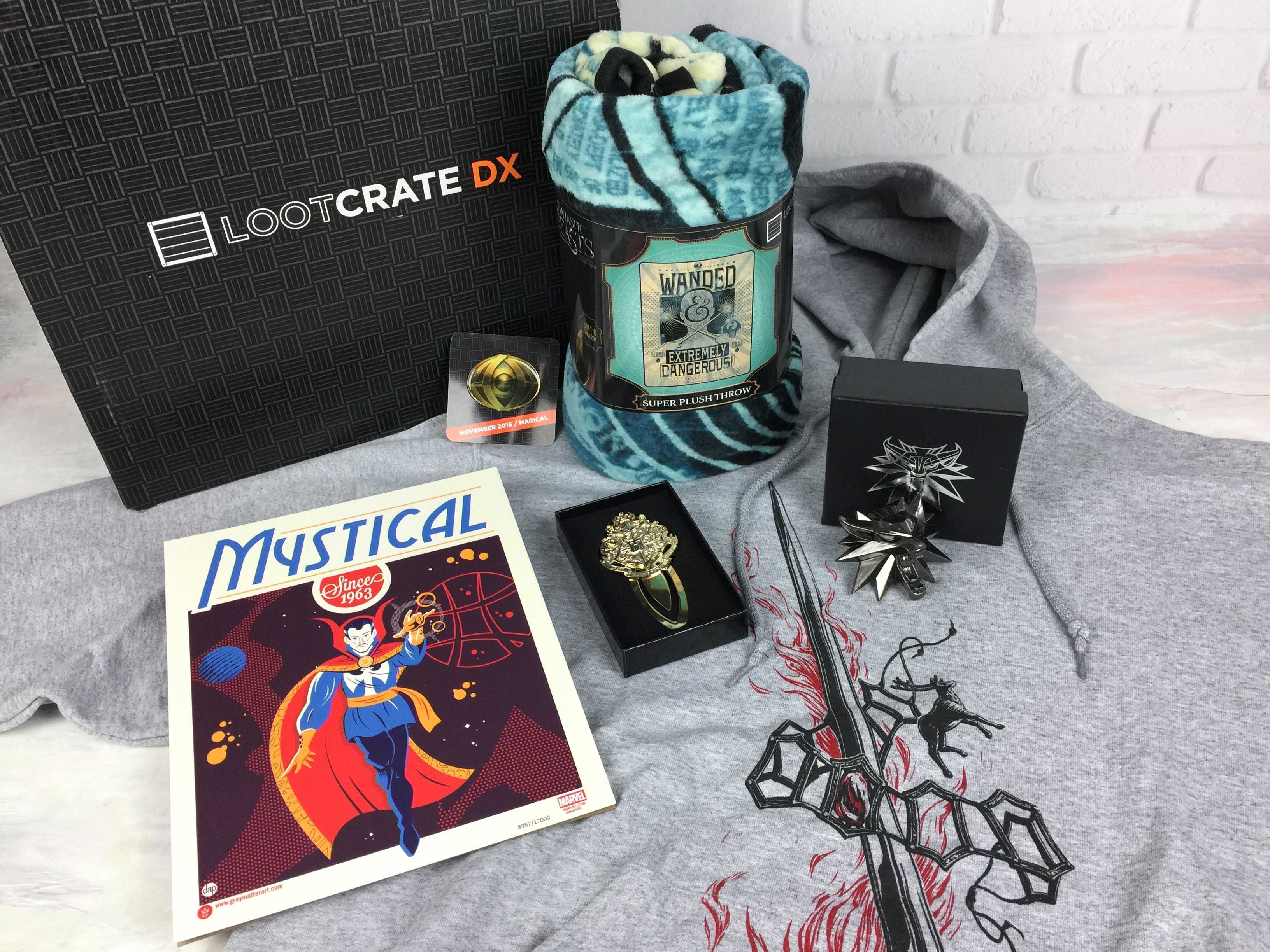 Loot Crate DX November 2016 Subscription Box Review & Coupon