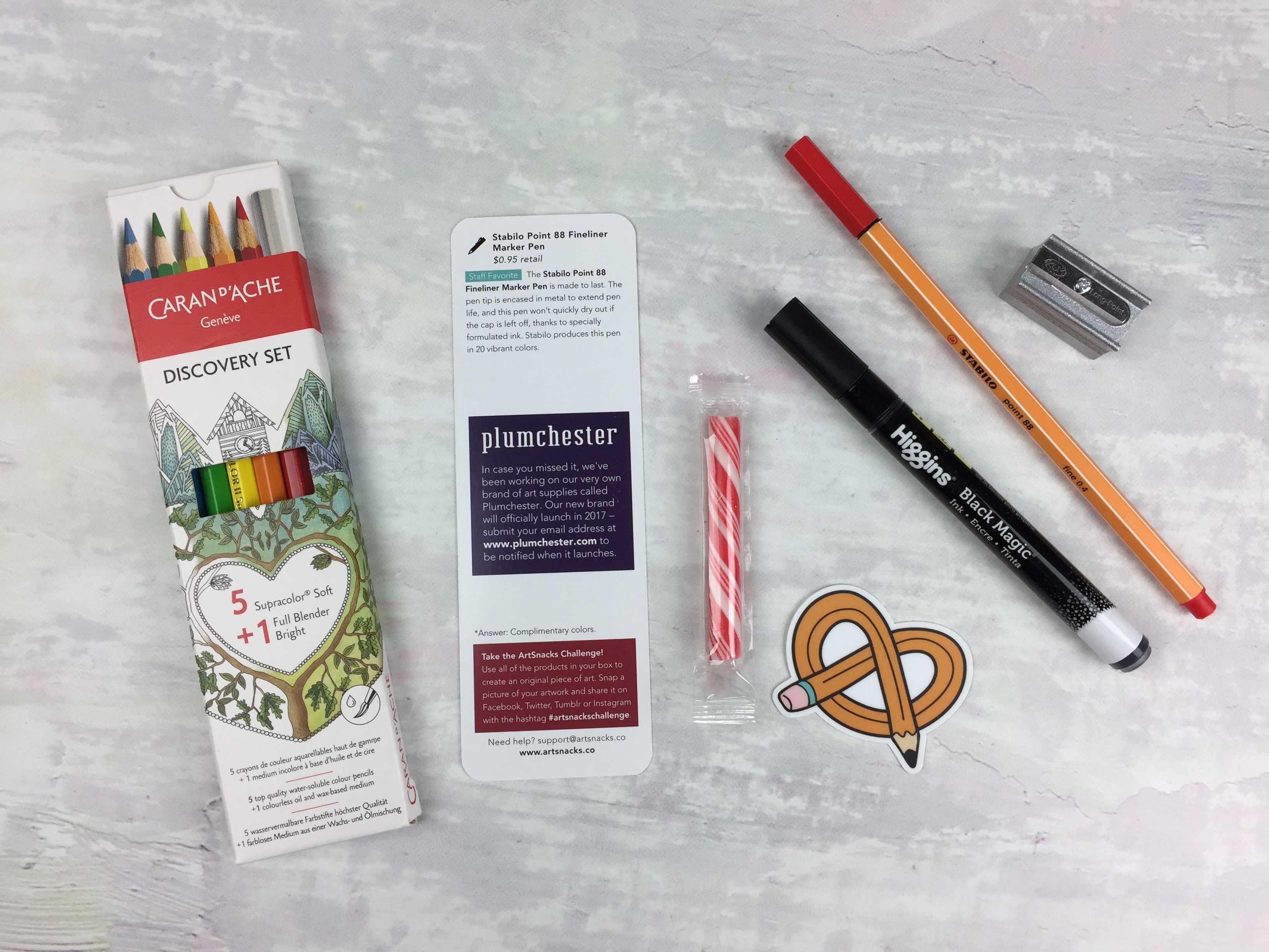 Art Snacks December 2016 Subscription Box Review