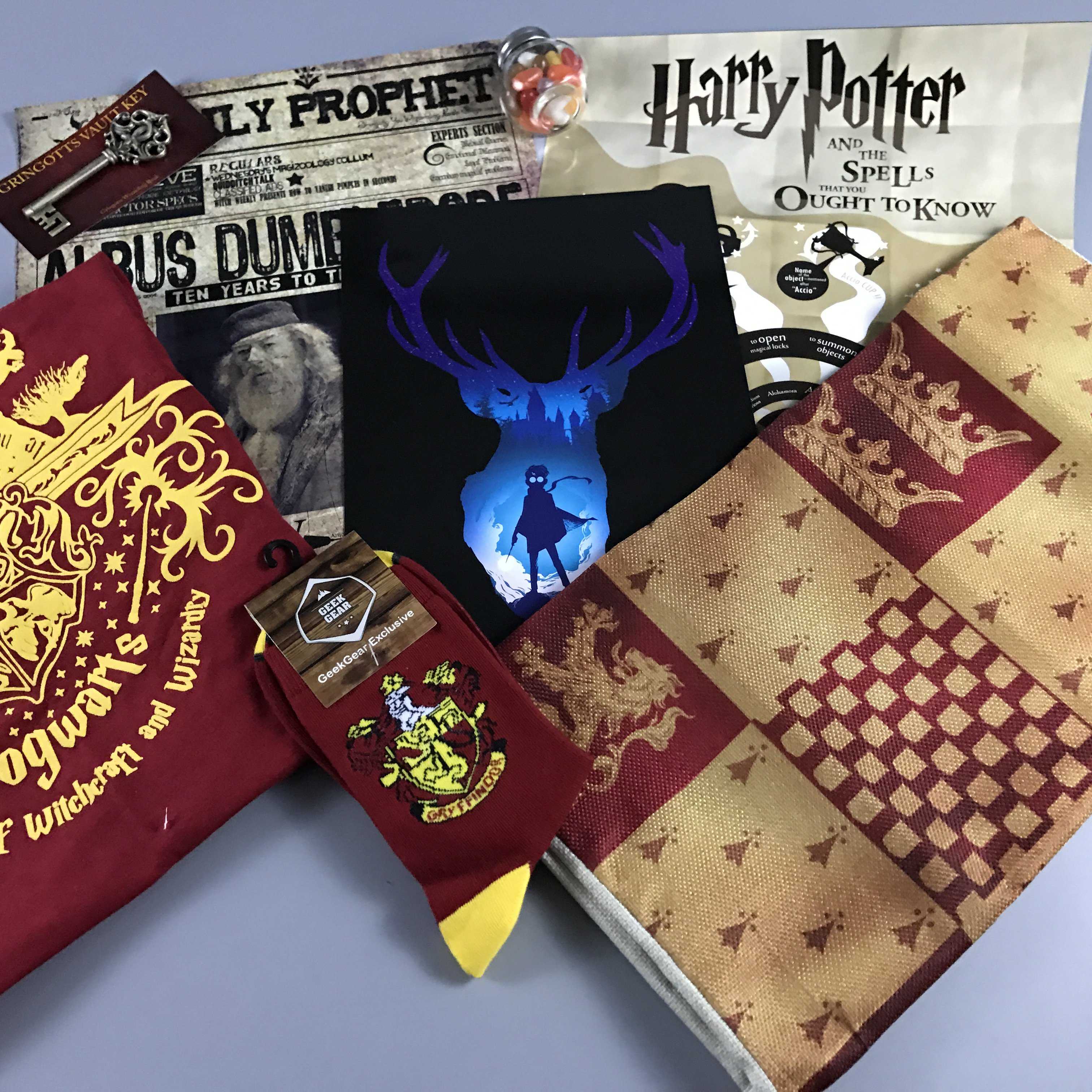 Geek Gear World of Wizardry January 2017 Subscription Box Review