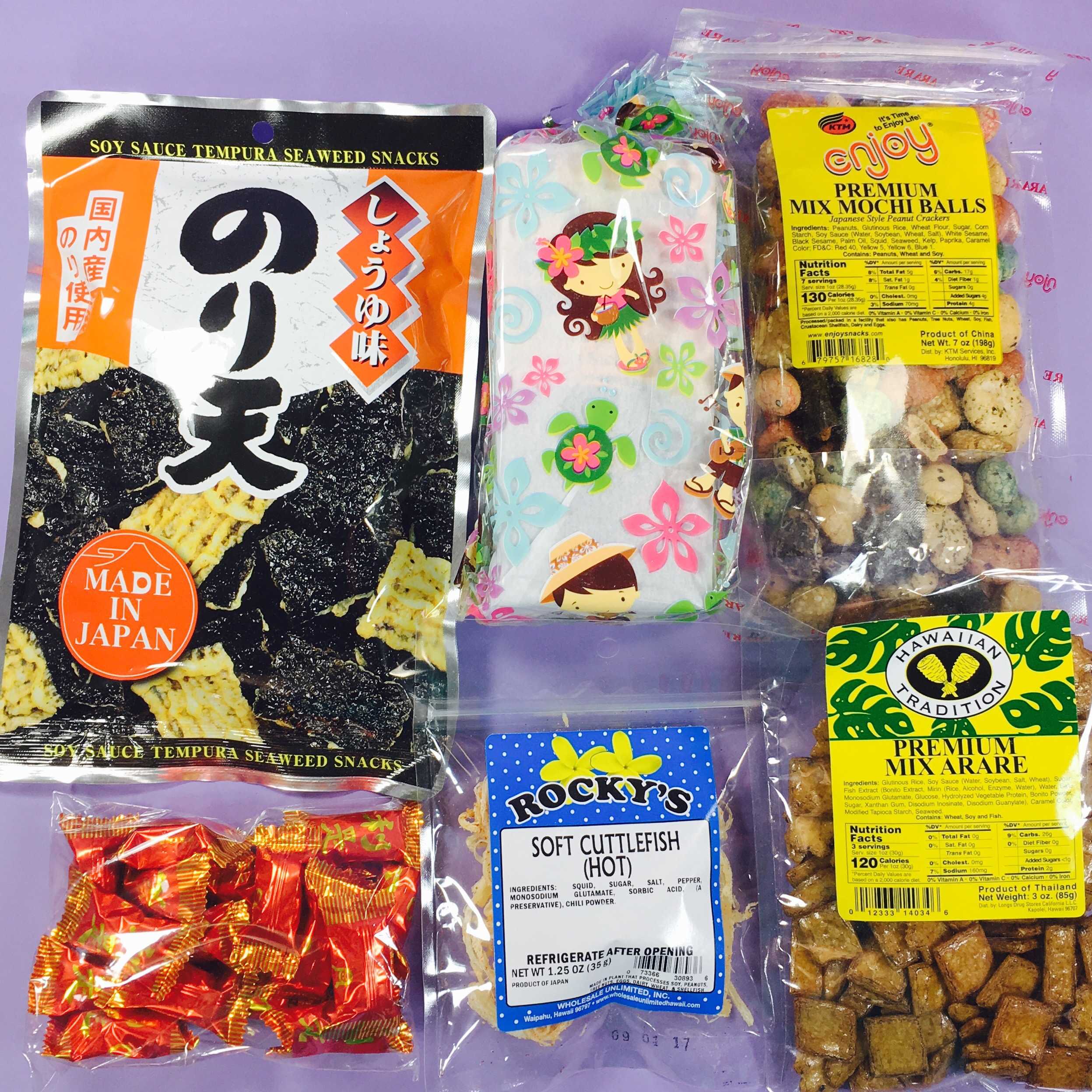 Aloha Snack Pack January 2017 Subscription Box Review 