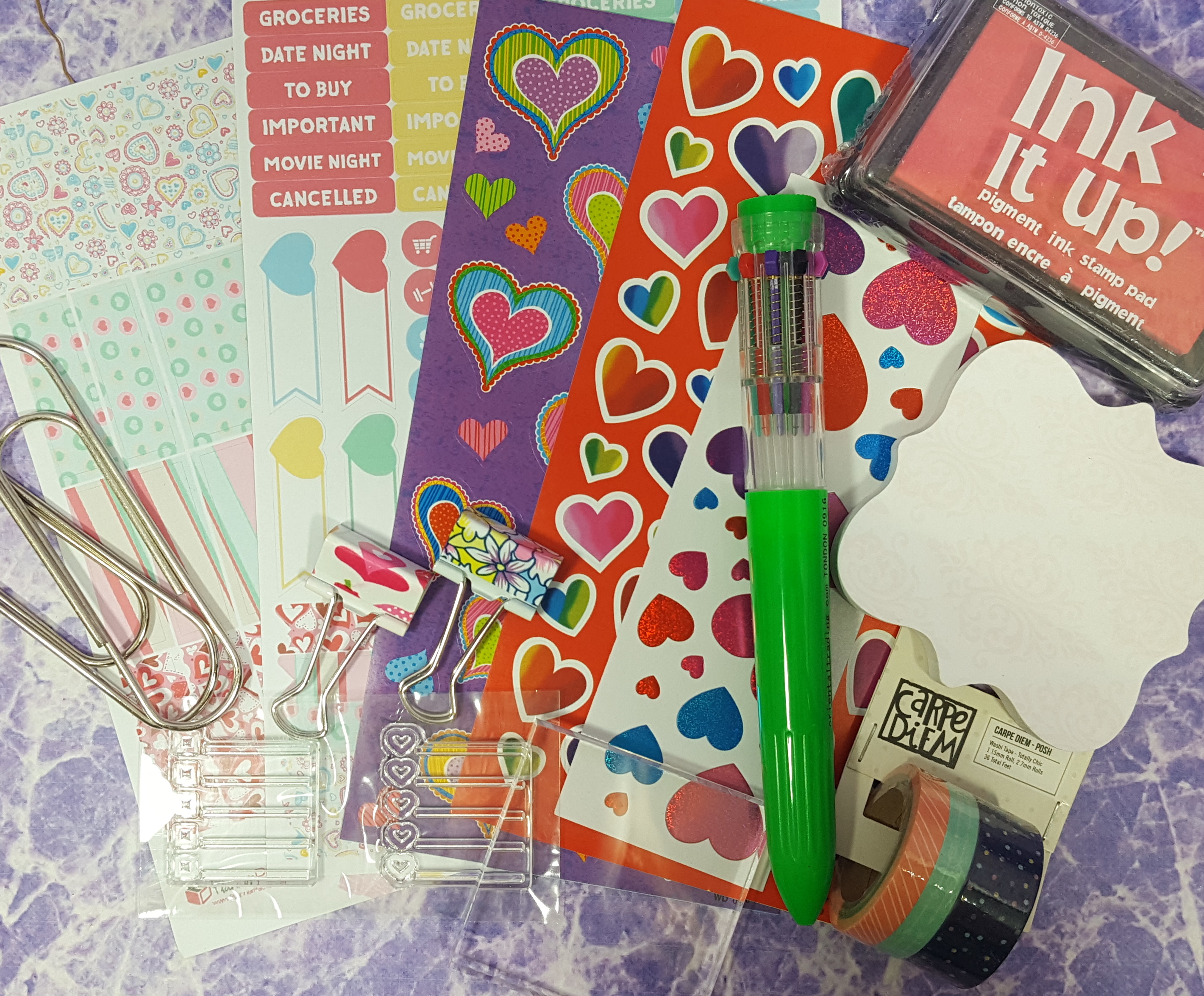 Planner Packs January 2017 Subscription Box Review & Coupon