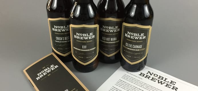 Noble Brewer Subscription Box Review + Coupon – Winter 2016