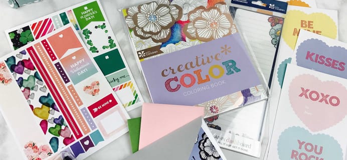 Erin Condren Seasonal Surprise Box Winter 2016 Box Review