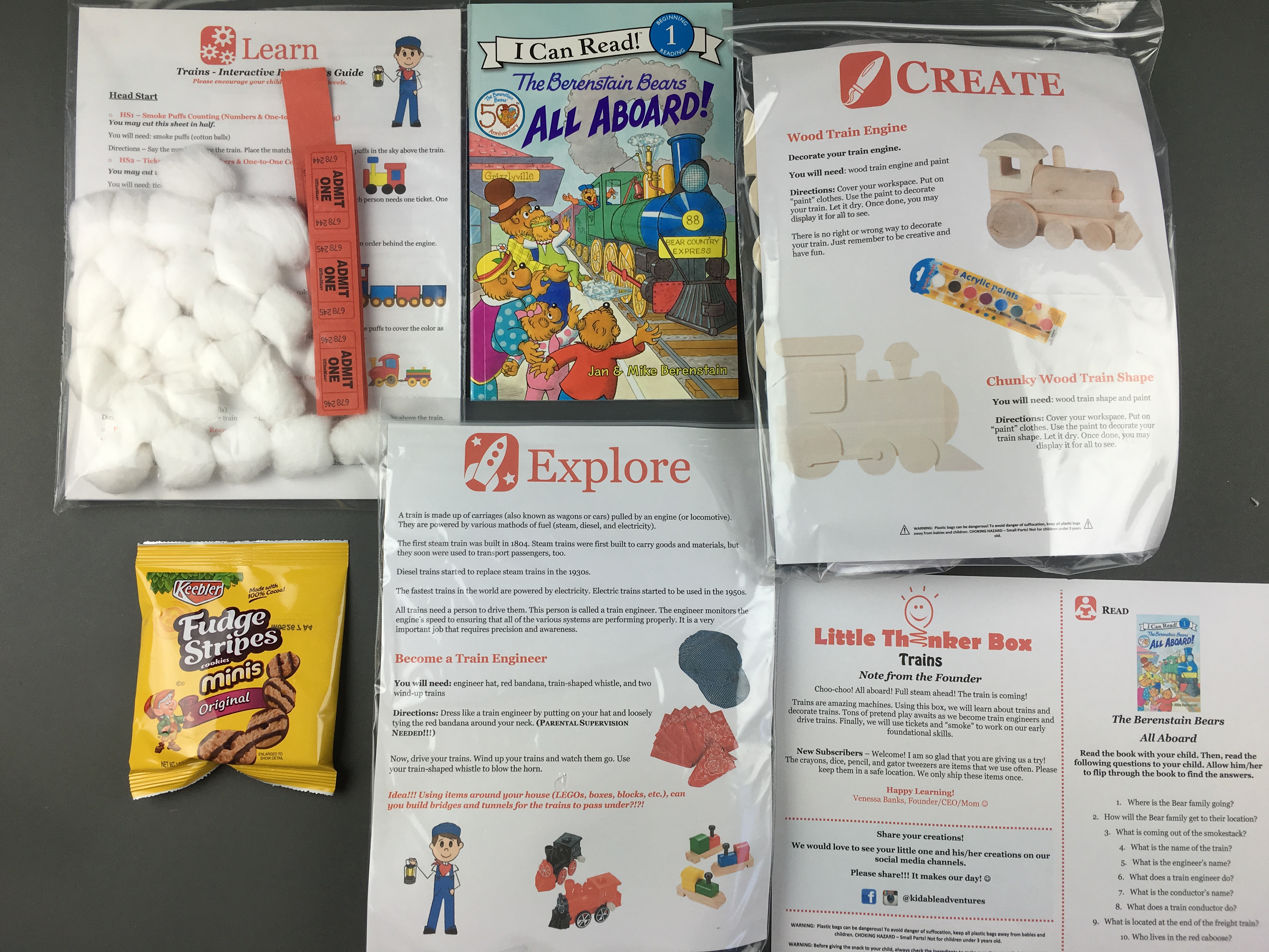 December 2016 Little Thinker Box Subscription Box Review