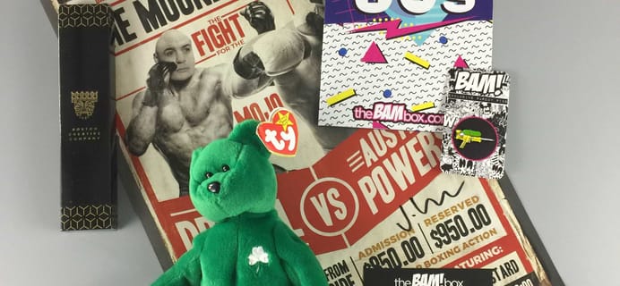 The BAM! Box February 2017 Subscription Box Review & Coupon