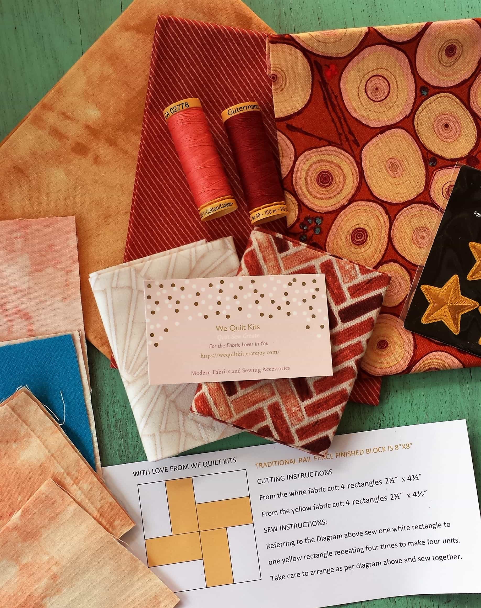 We Quilt Kit Mini Subscription Box Review & Coupon – March 2017