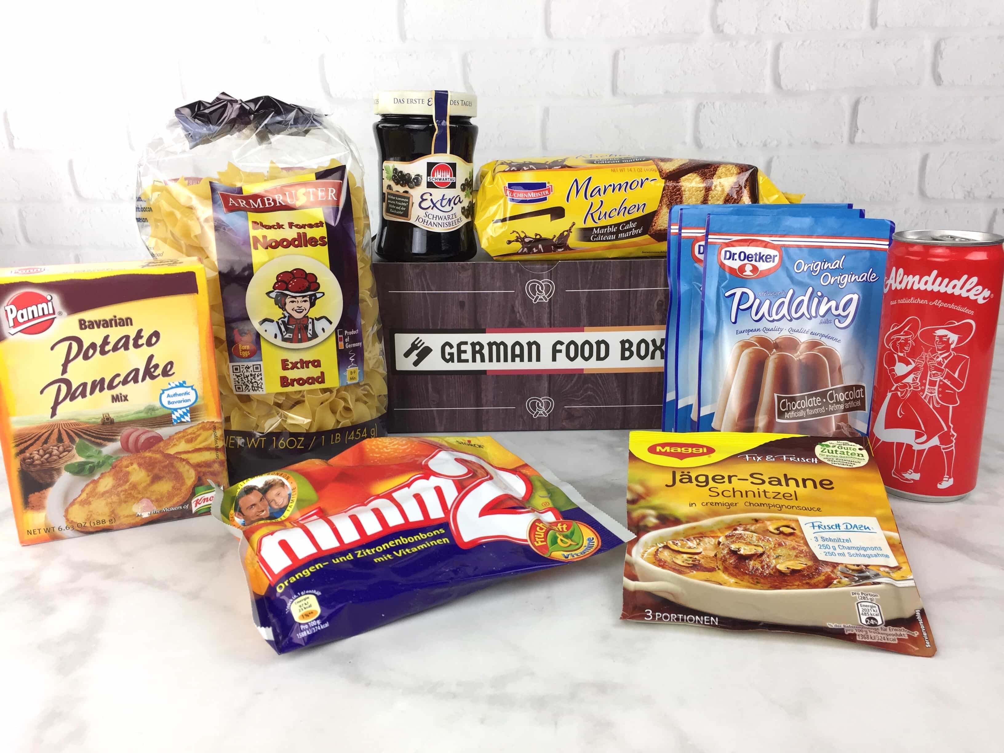 German Food Box February 2017 Subscription Box Review