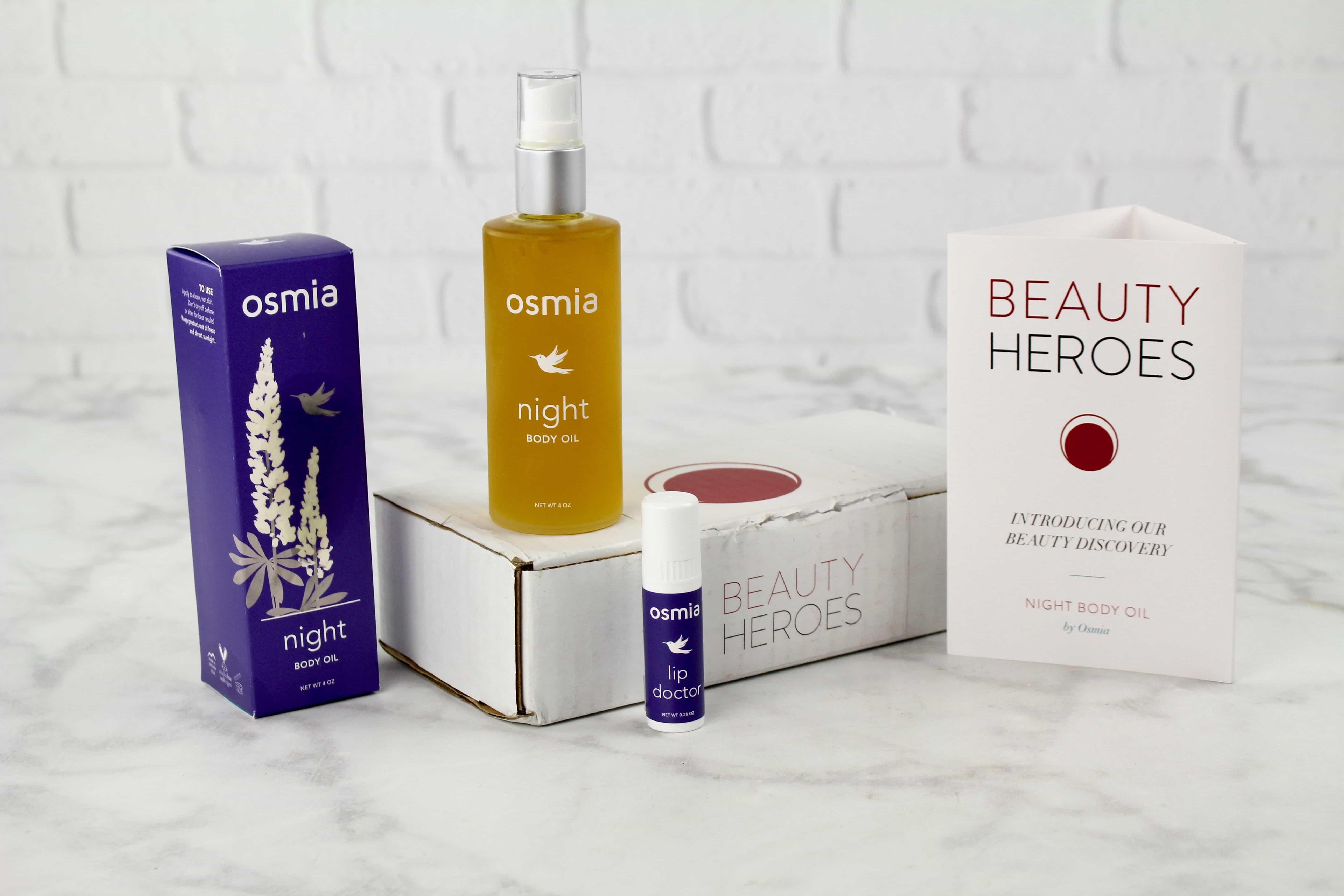 Beauty Heroes February 2017 Subscription Box Review