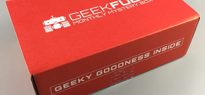 Geek Fuel February 2017 Subscription Box Review + Coupon!