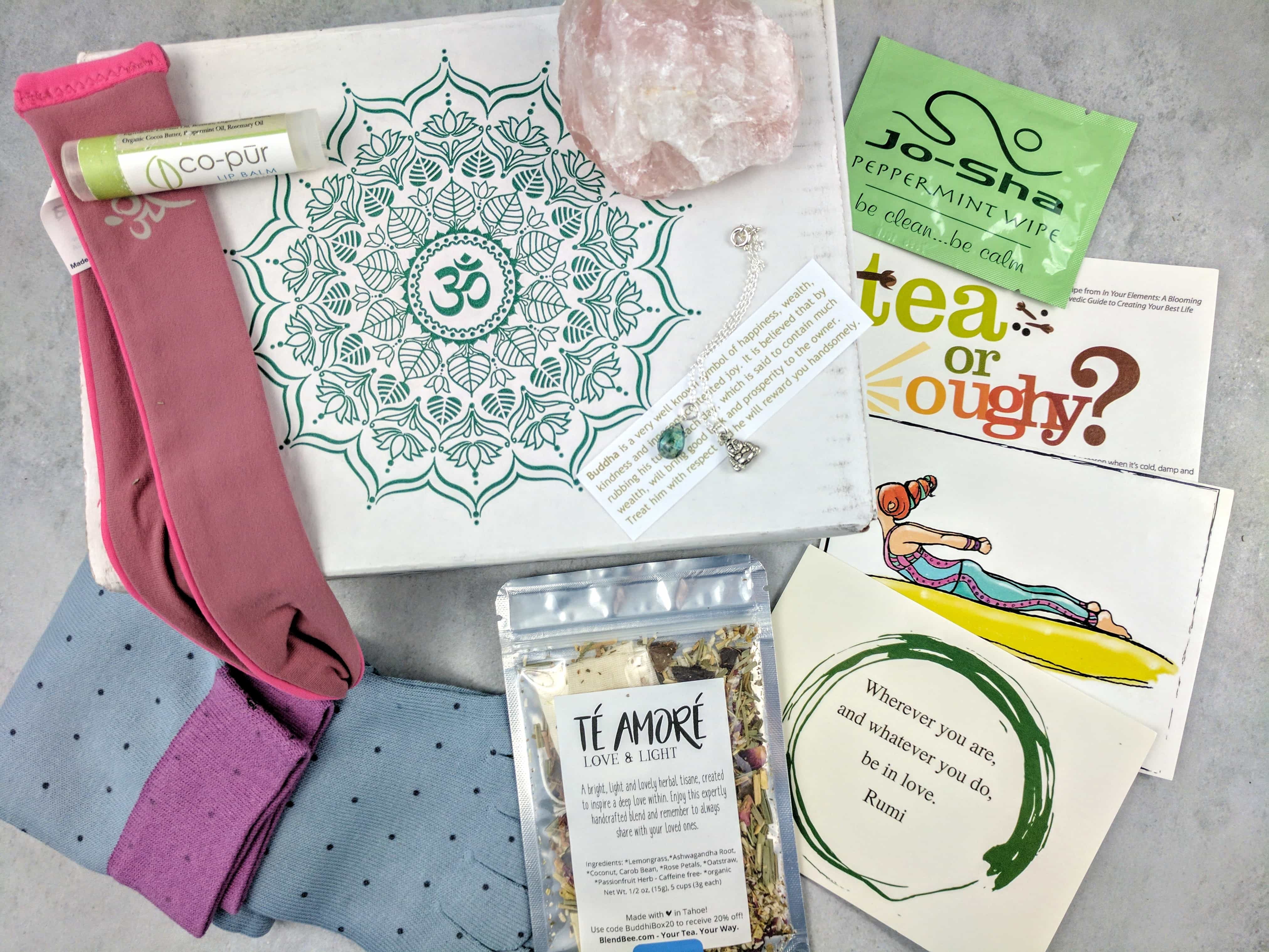 BuddhiBox Yoga Subscription Box Review + Coupon – February 2017