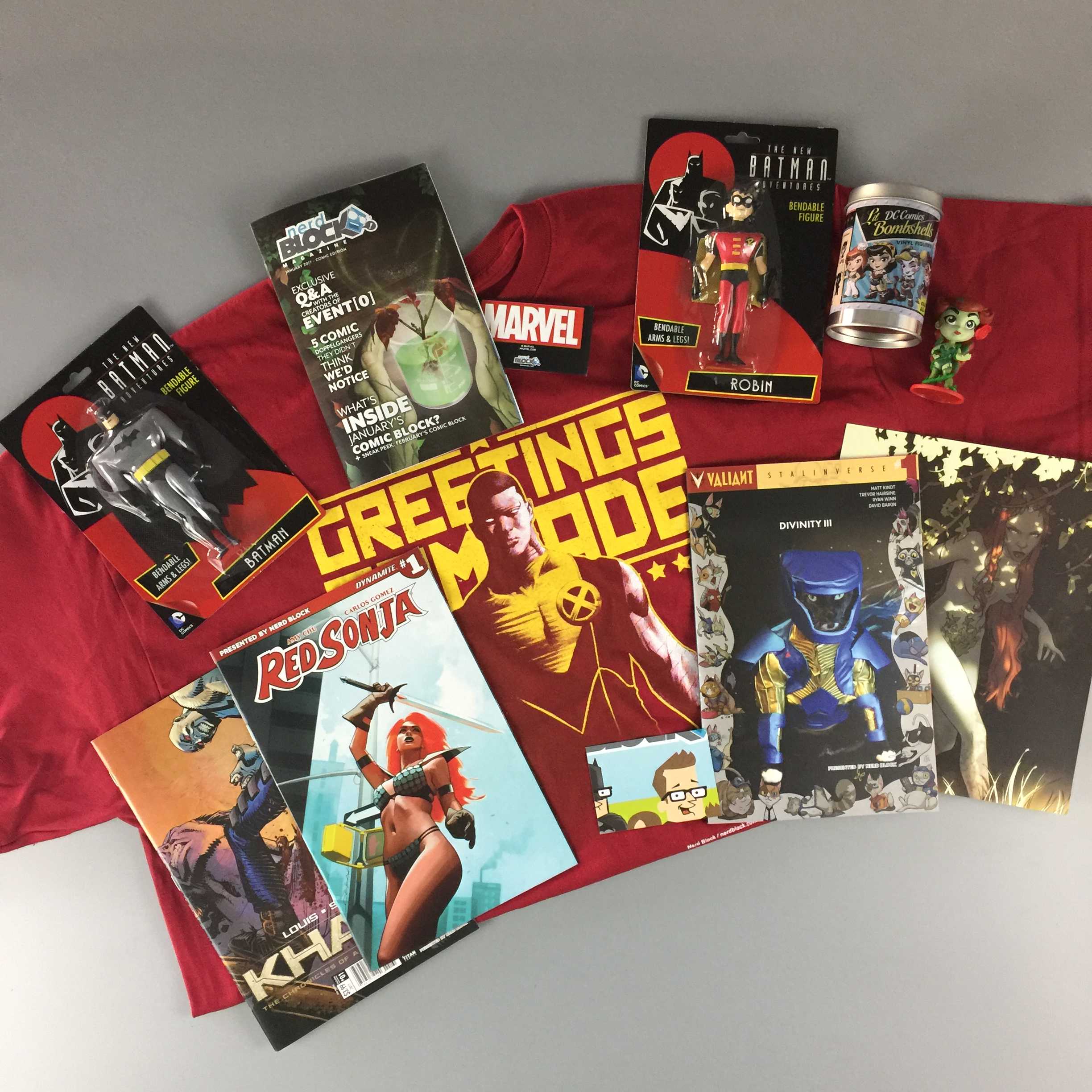 Comic Block Subscription Box Review & Coupon – January 2017