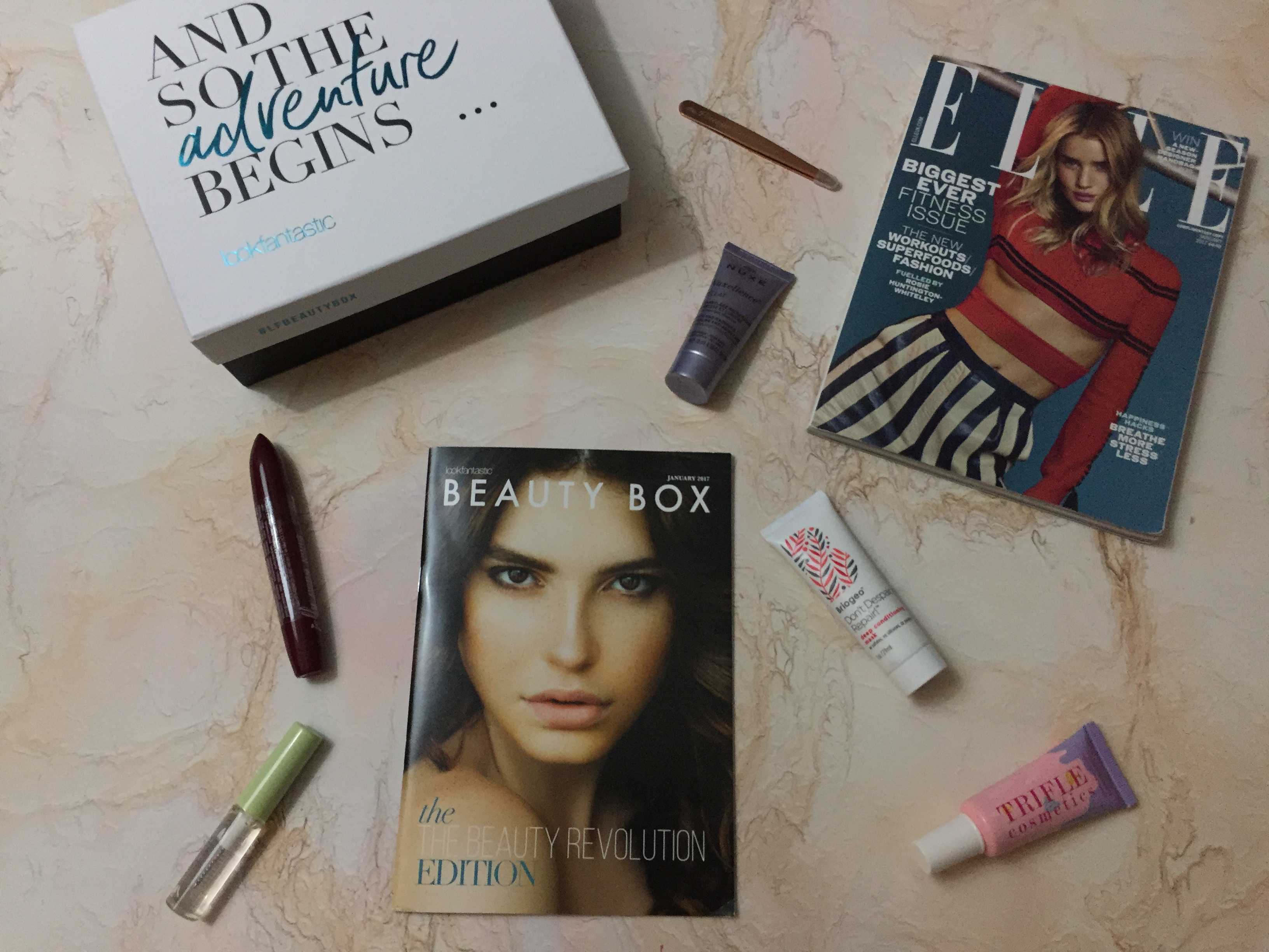 Look Fantastic Beauty Box January 2017 Subscription Box Review