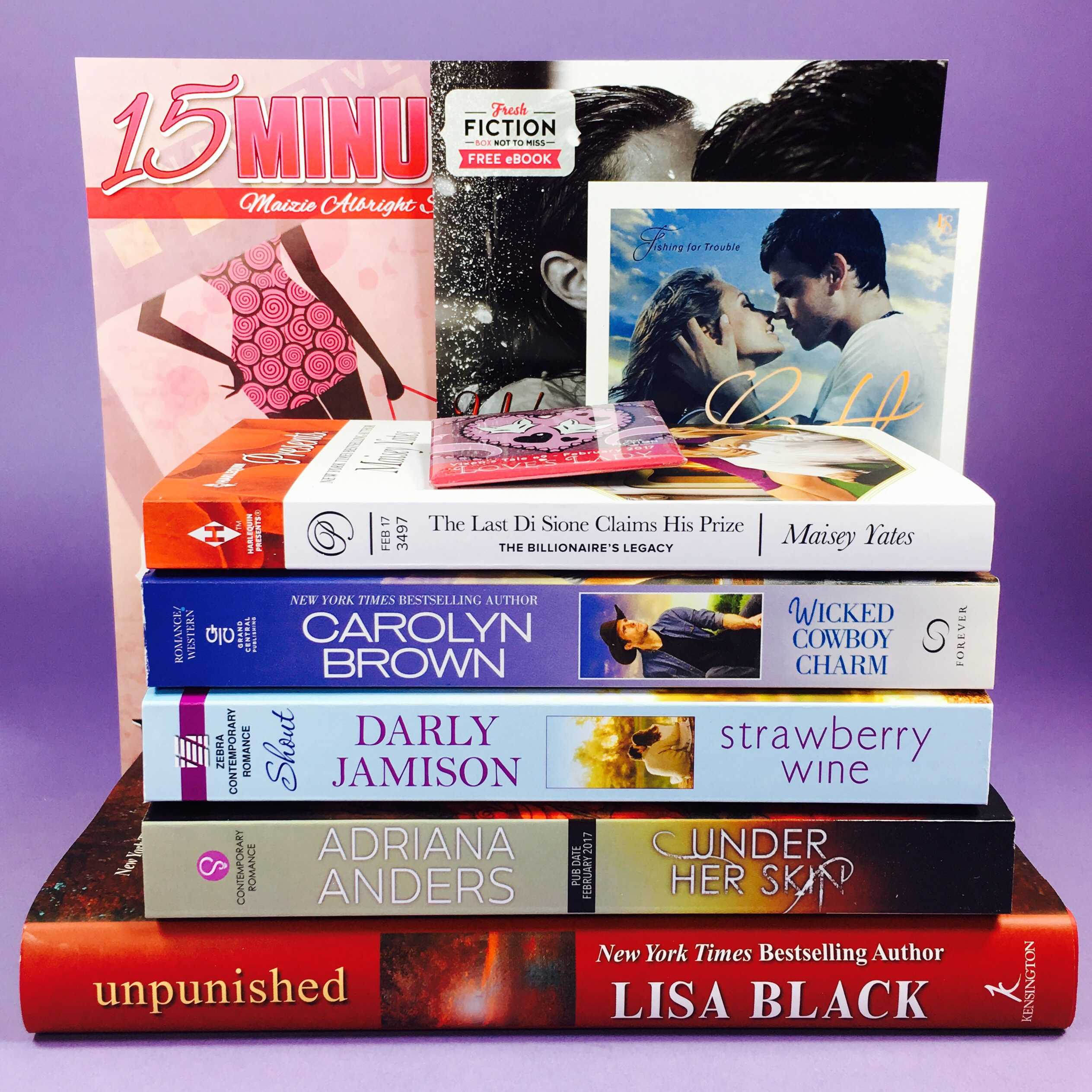 Fresh Fiction Box February 2017 Subscription Box Review + Coupon