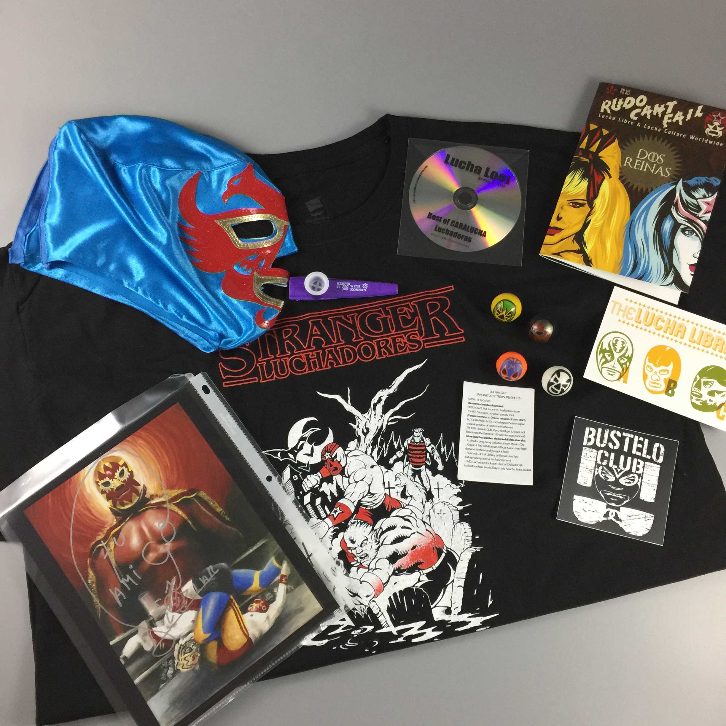 Lucha Loot Subscription Box Review & Coupon – January 2017