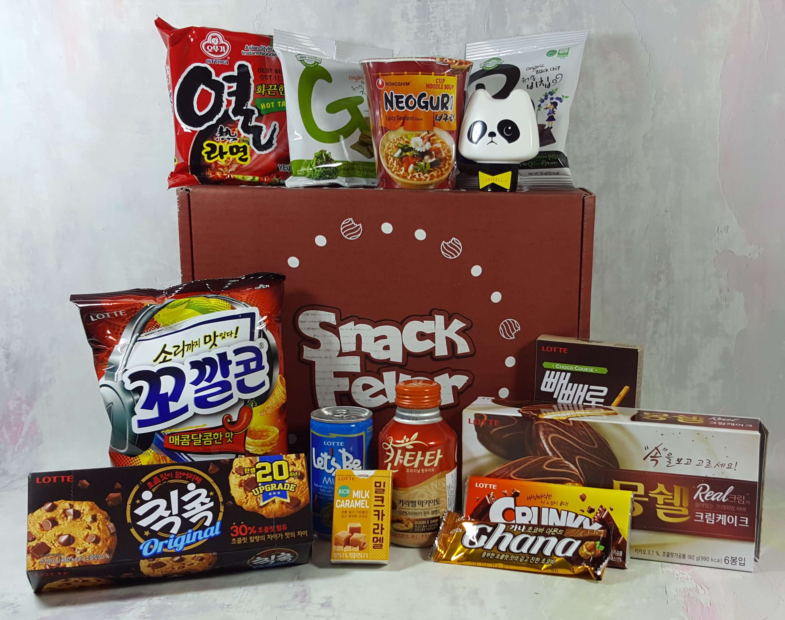 February 2017 Snack Fever Subscription Box Review + Coupon – Deluxe Box!
