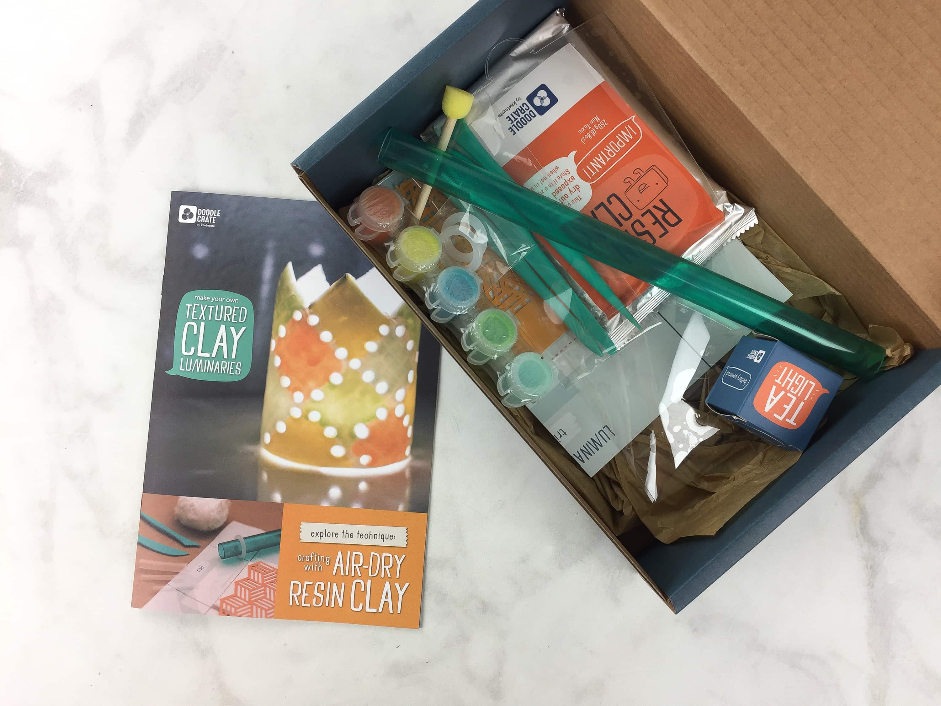 Doodle Crate   Subscription Box Review & Coupon – TEXTURE CLAY LUMINARIES