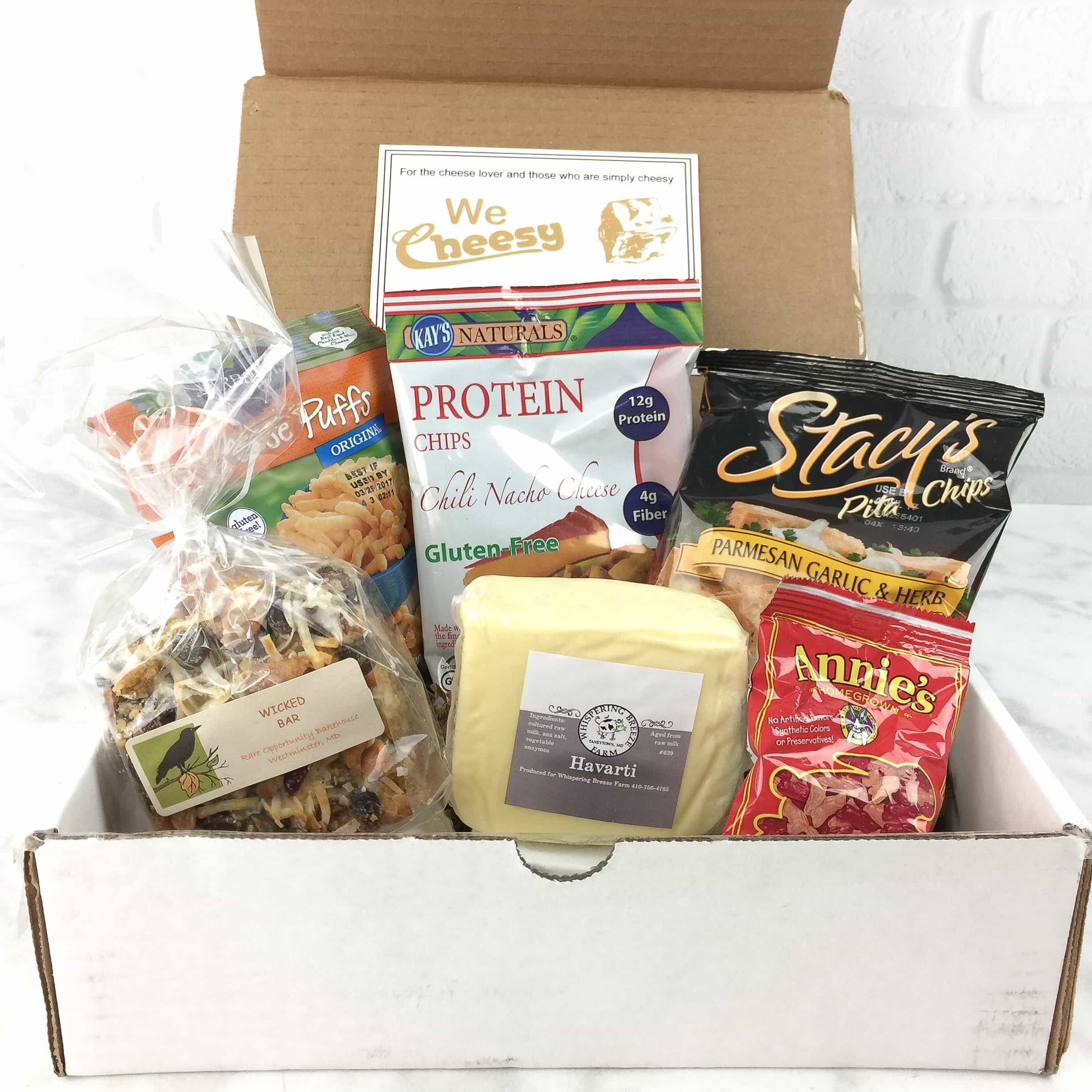 We Cheesy March 2017 Subscription Box Review + Coupon