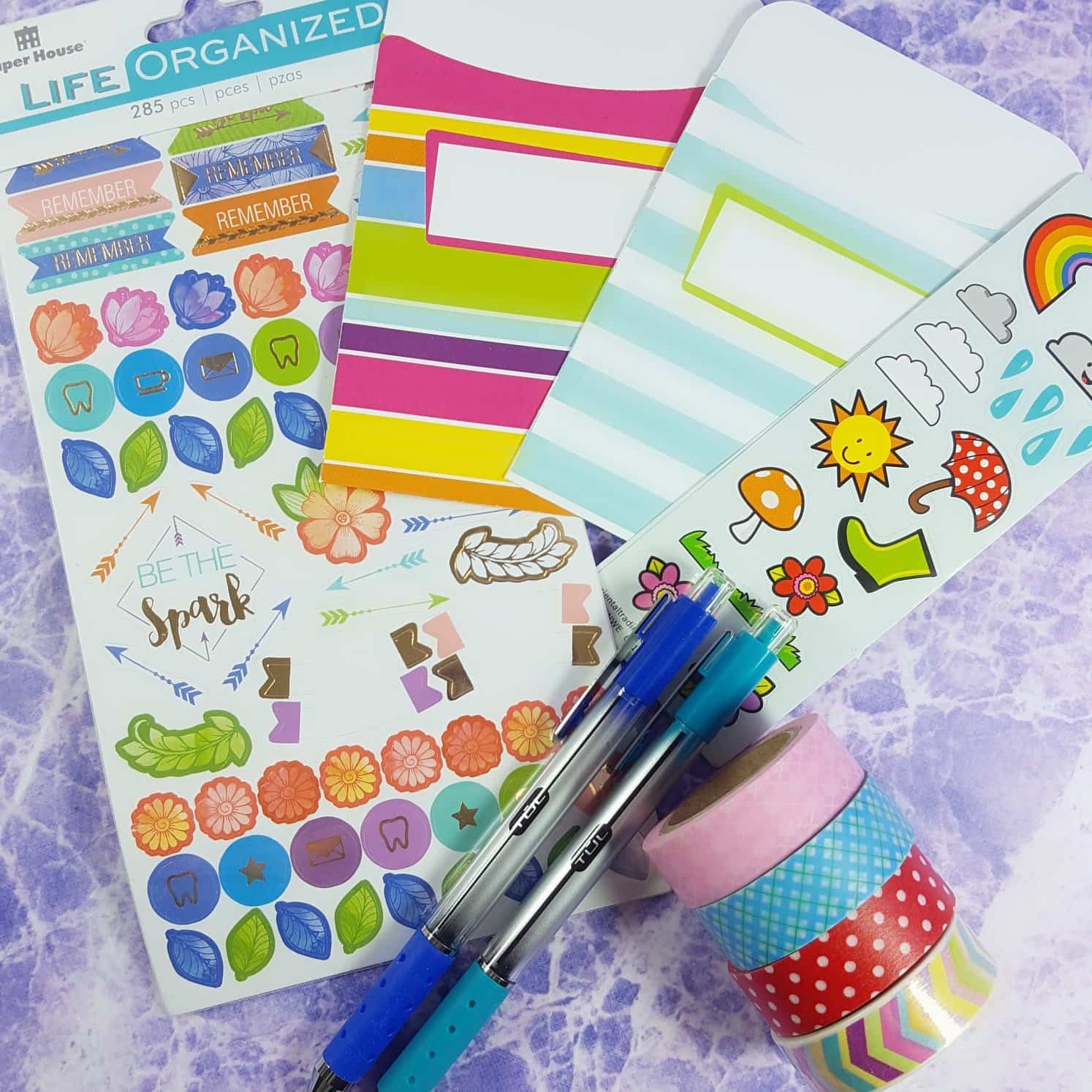Planner Packs March 2017 Subscription Box Review