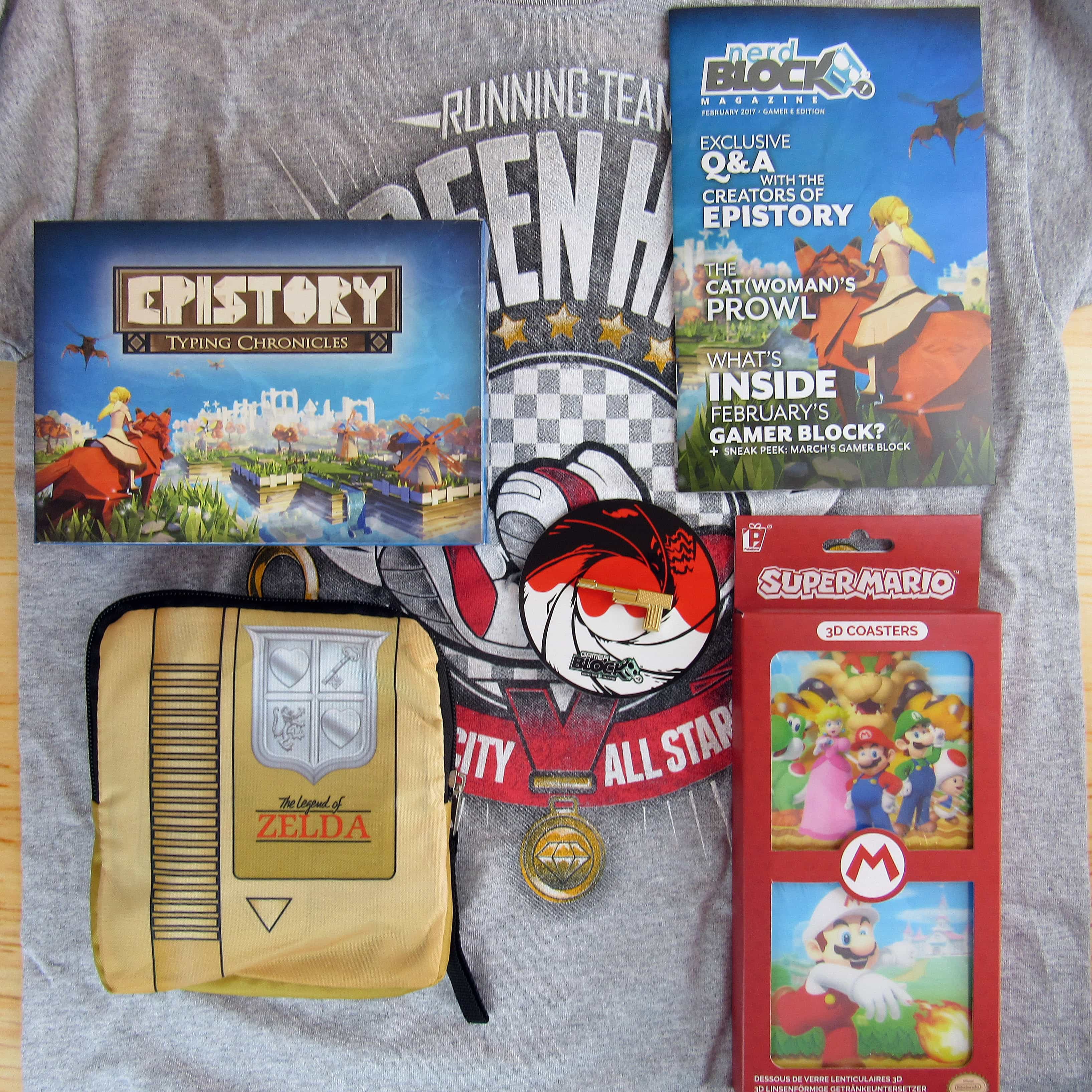 Gamer Block: E for Everyone February 2017 Subscription Box Review + Coupon