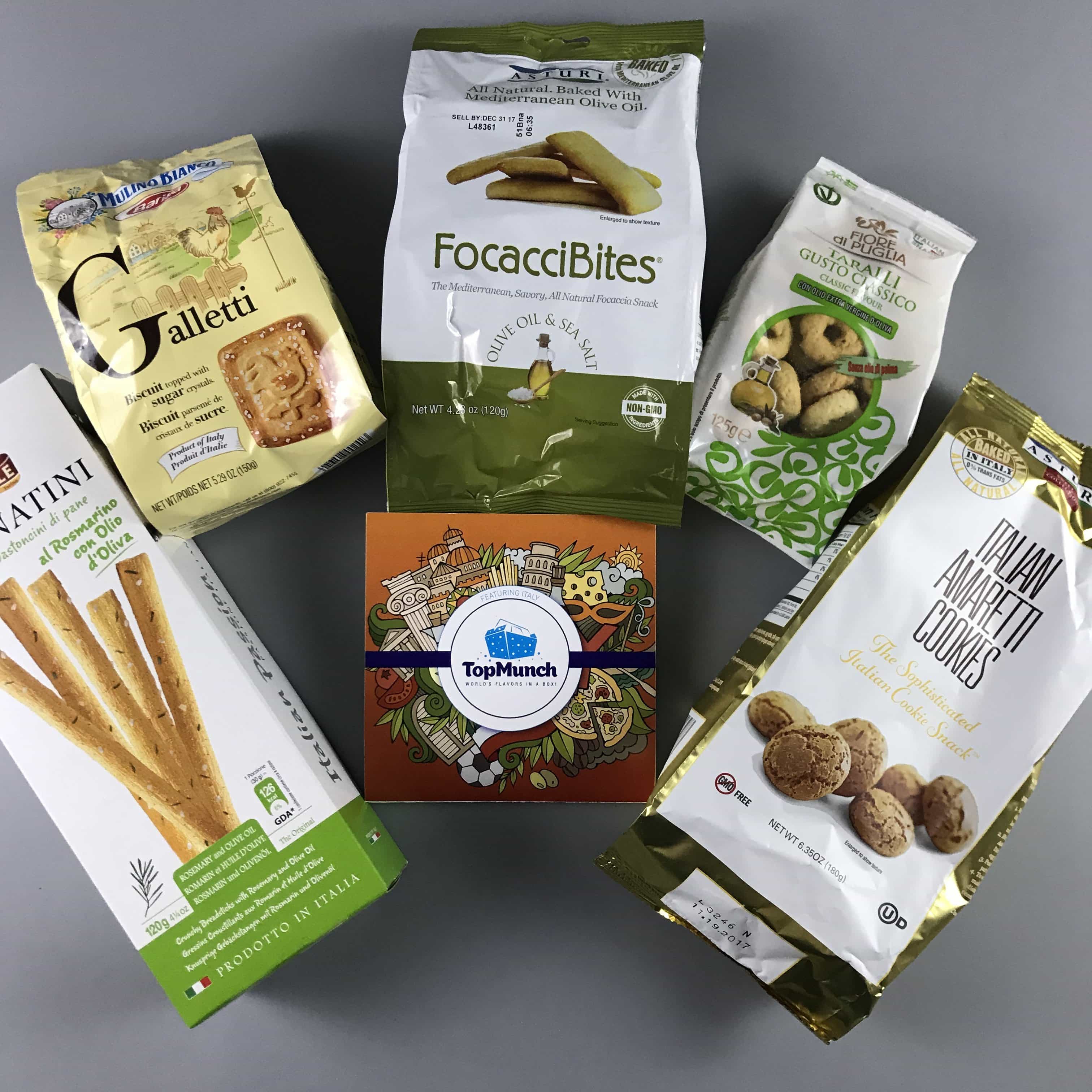 TopMunch April 2017 Subscription Box Review + Coupon – ITALY!