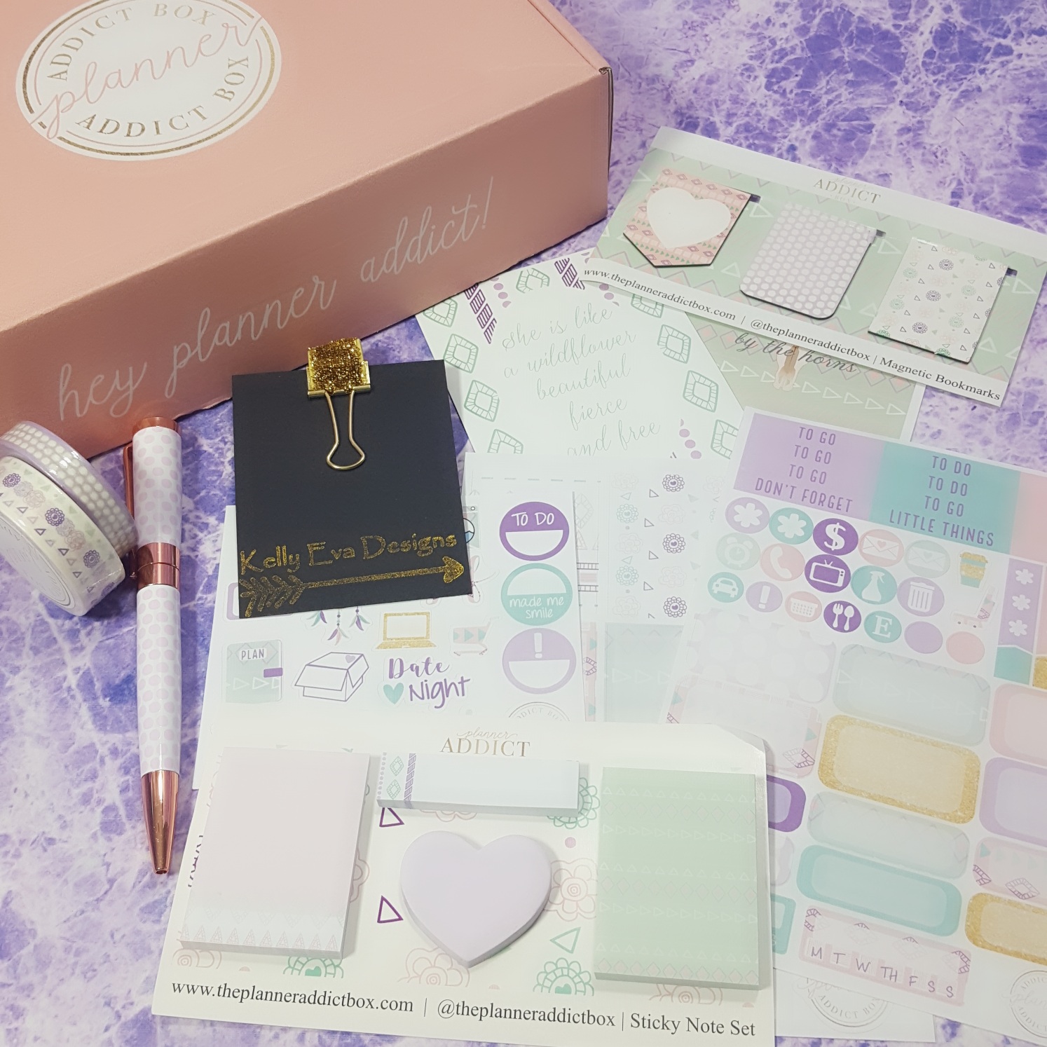 The Planner Addict Box April 2017 Subscription Box Review