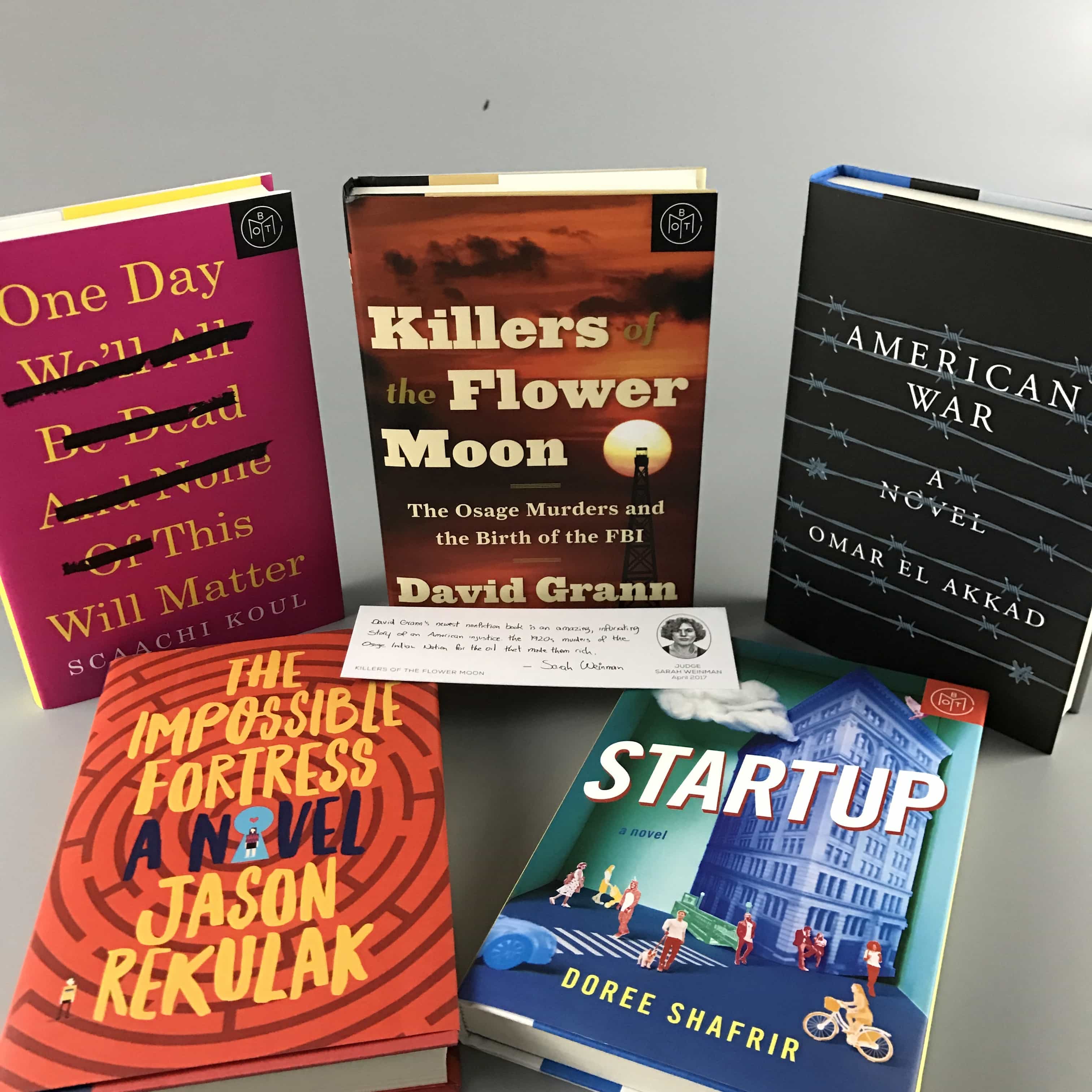 Book of the Month April 2017 Subscription Box Review + Coupon