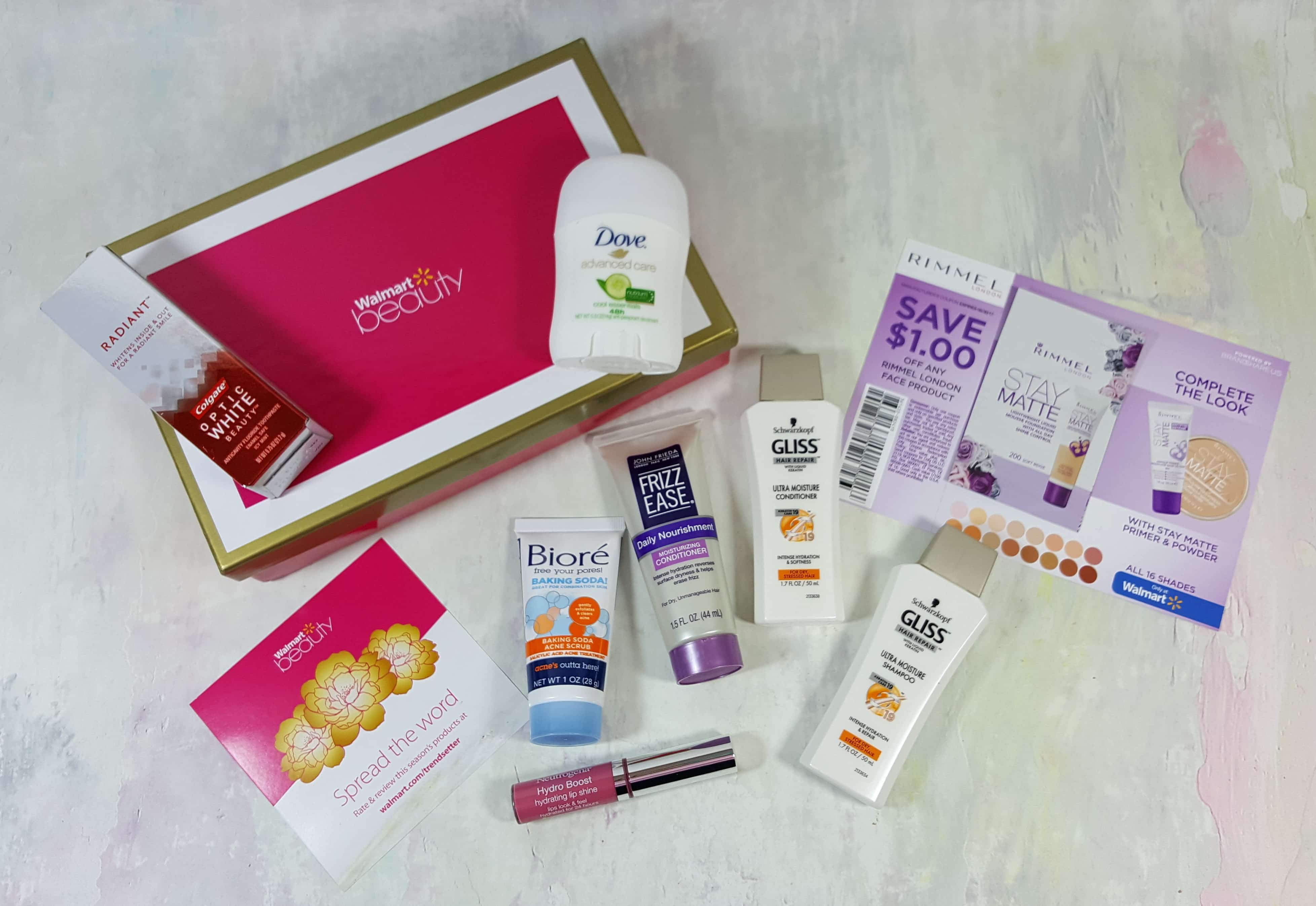 Walmart Trendsetter Beauty Box Subscription Review – Spring 2017